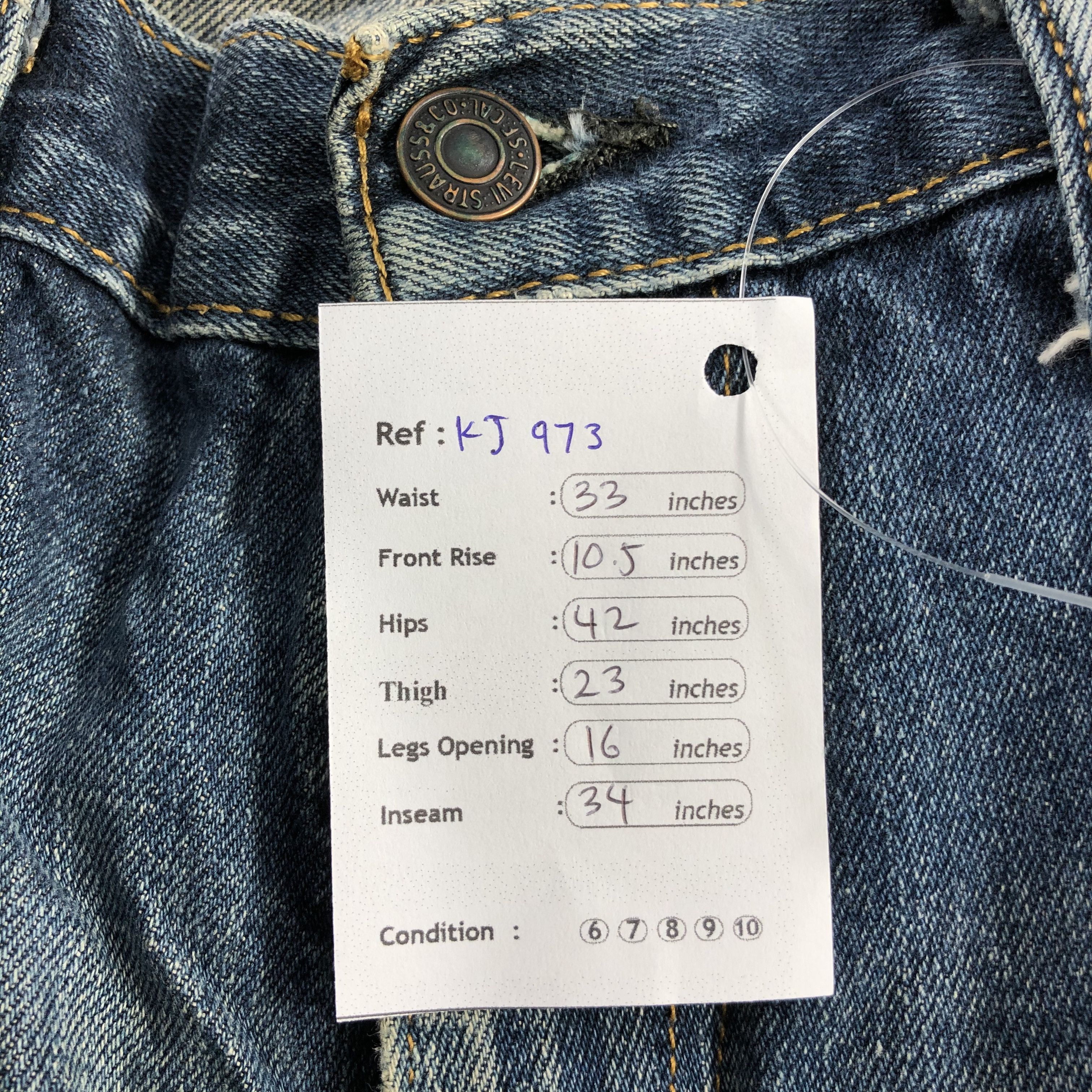 Levi's Vintage Levis 527 Jeans Flare Denim KJ973 Size US 32 / EU 48 - 17 Thumbnail