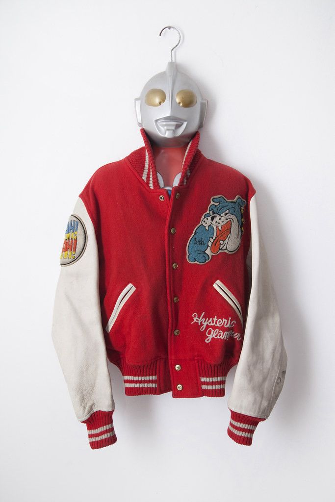 Hysteric Glamour 1980's Whoopseedoo varsity jacket Size US S / EU 44-46 / 1 - 1 Thumbnail