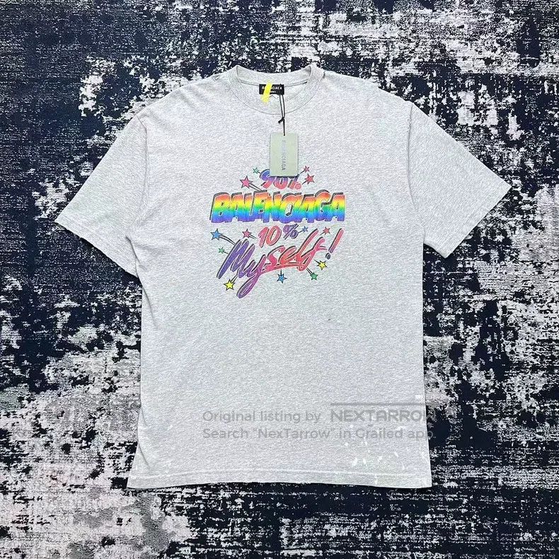 Balenciaga Balenciaga Alphabet Logo Printed Short Sleeve T-Shirt Size US XS / EU 42 / 0 - 1 Thumbnail
