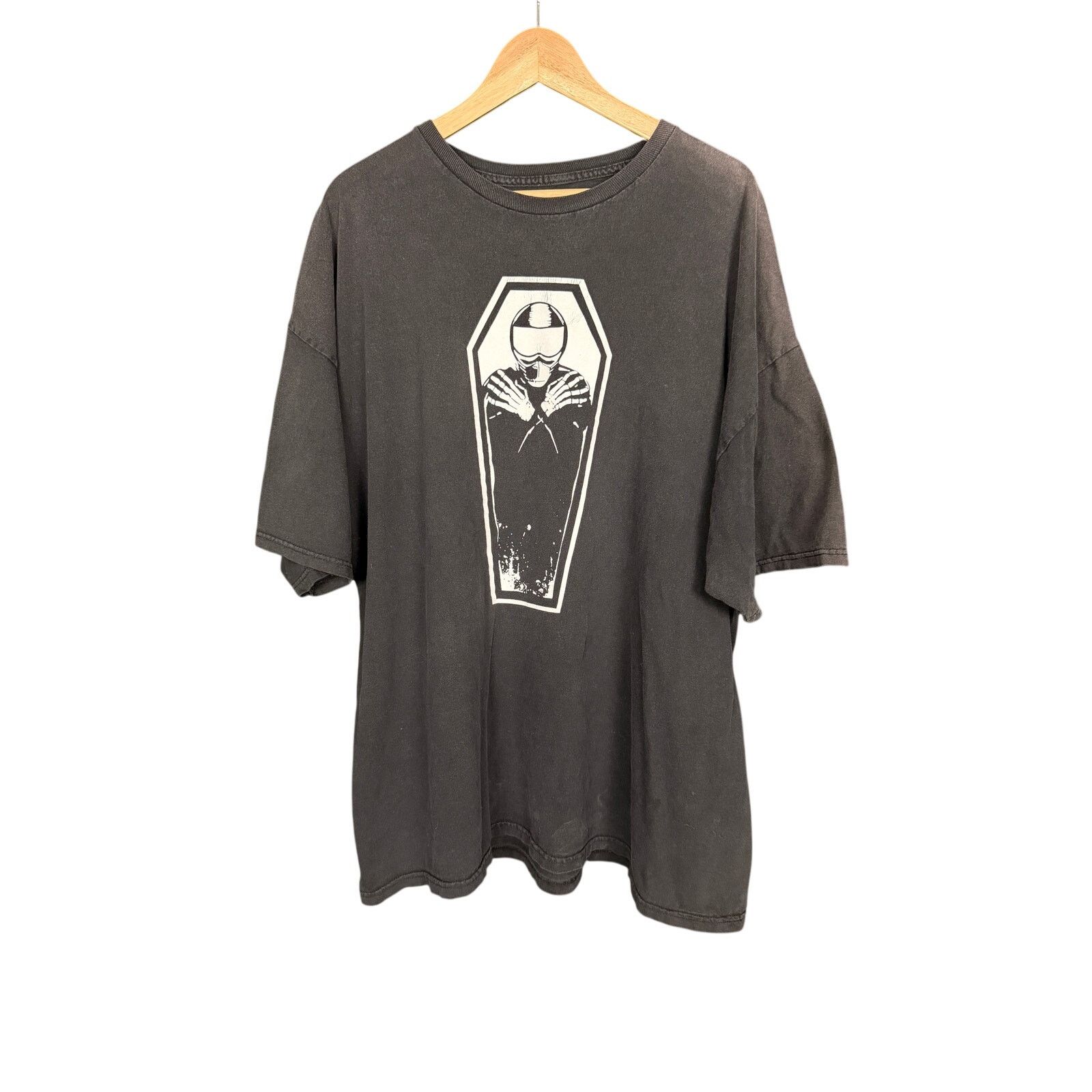 Gildan Lane Splitter Biker Motorcycle Coffin Skeleton T-Shirt 3XL Size US XXL / EU 58 / 5 - 1 Thumbnail