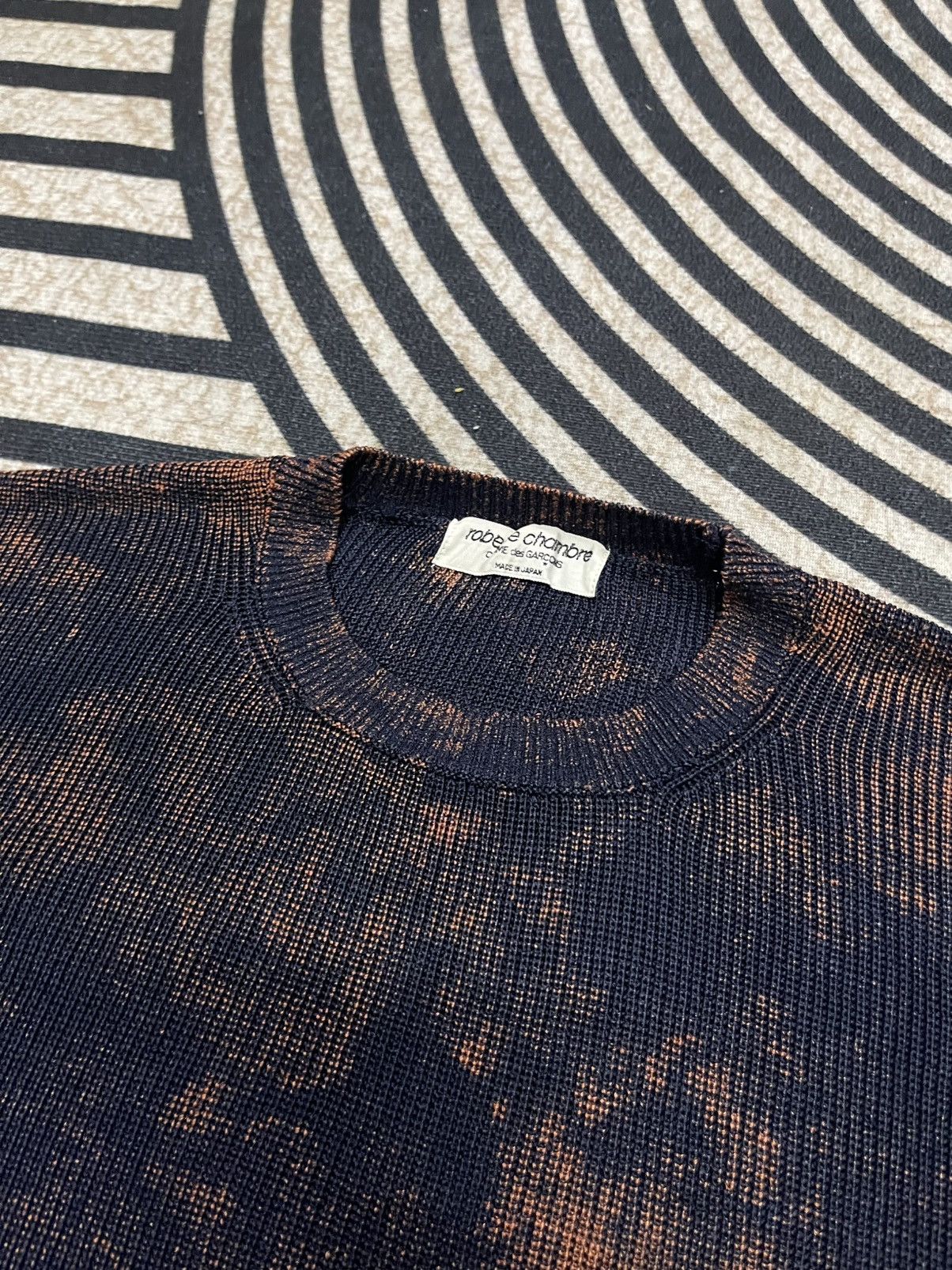 Comme des Garcons 1990s COMME DES GARCONS ACID WASH RAYON KNITWEAR Size US M / EU 48-50 / 2 - 6 Thumbnail