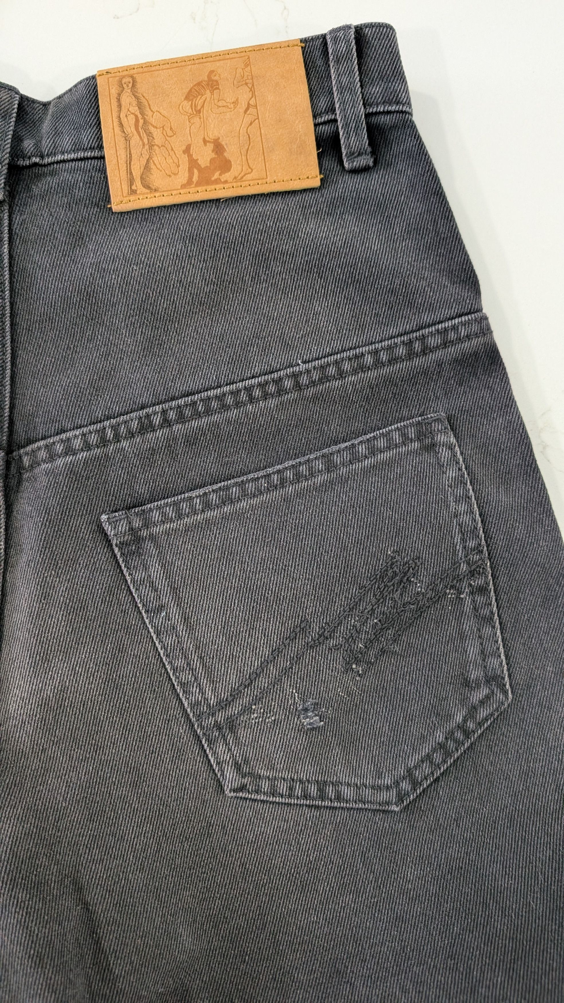 Martine Rose Martine Rose Wide-Leg Cowboy Wash Jeans Size XS Size 26" / US 2 / IT 38 - 10 Thumbnail