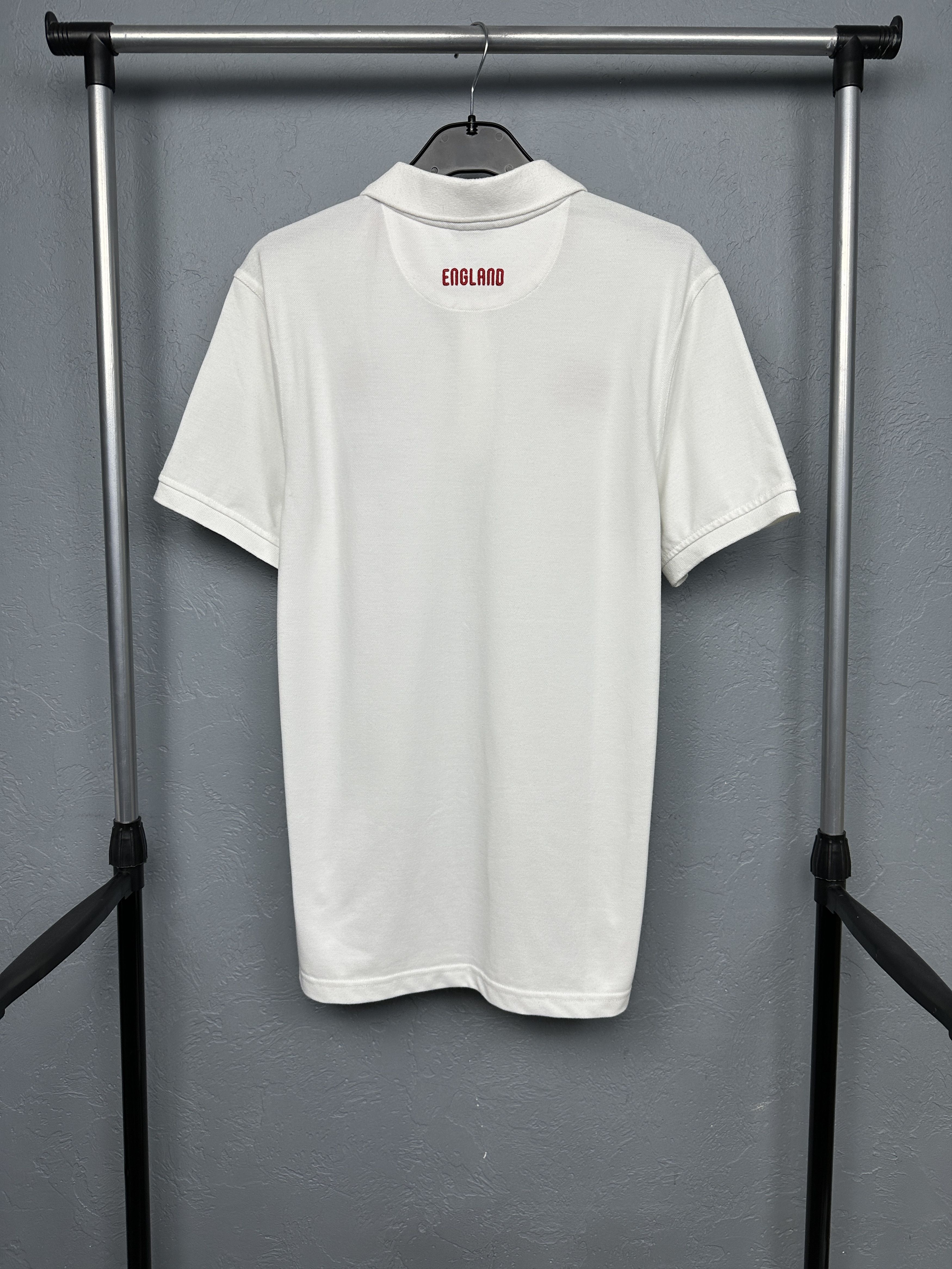 Canterbury of New Zealand Canterbury O2 England Rugby Polo Shirt Size US L / EU 52-54 / 3 - 6 Thumbnail