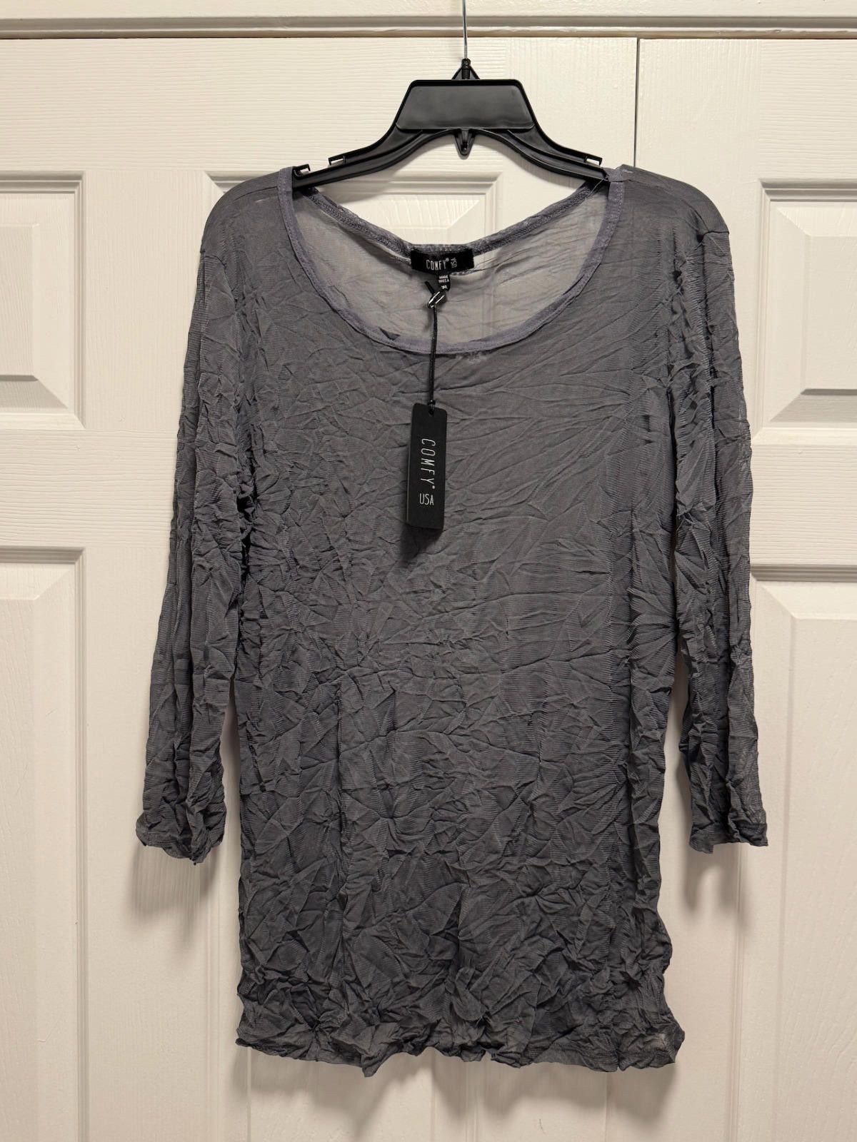 Other Comfy USA Crinkle Textured Tunic Size XL Size XL / US 12-14 / IT 48-50 - 2 Thumbnail
