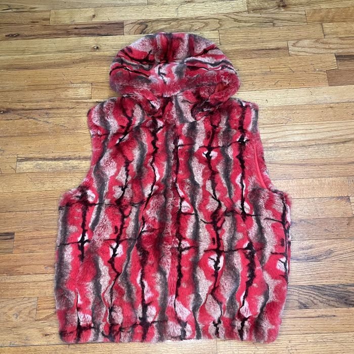 Supreme Supreme faux fur hooded vest | Grailed