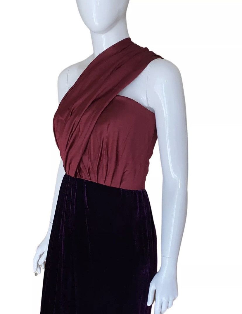 Oscar De La Renta RUNWAY OSCAR DE LA RENTA SILK DRAPED GOWN DRESS SIZE 6 Size L / US 10 / IT 46 - 3 Thumbnail
