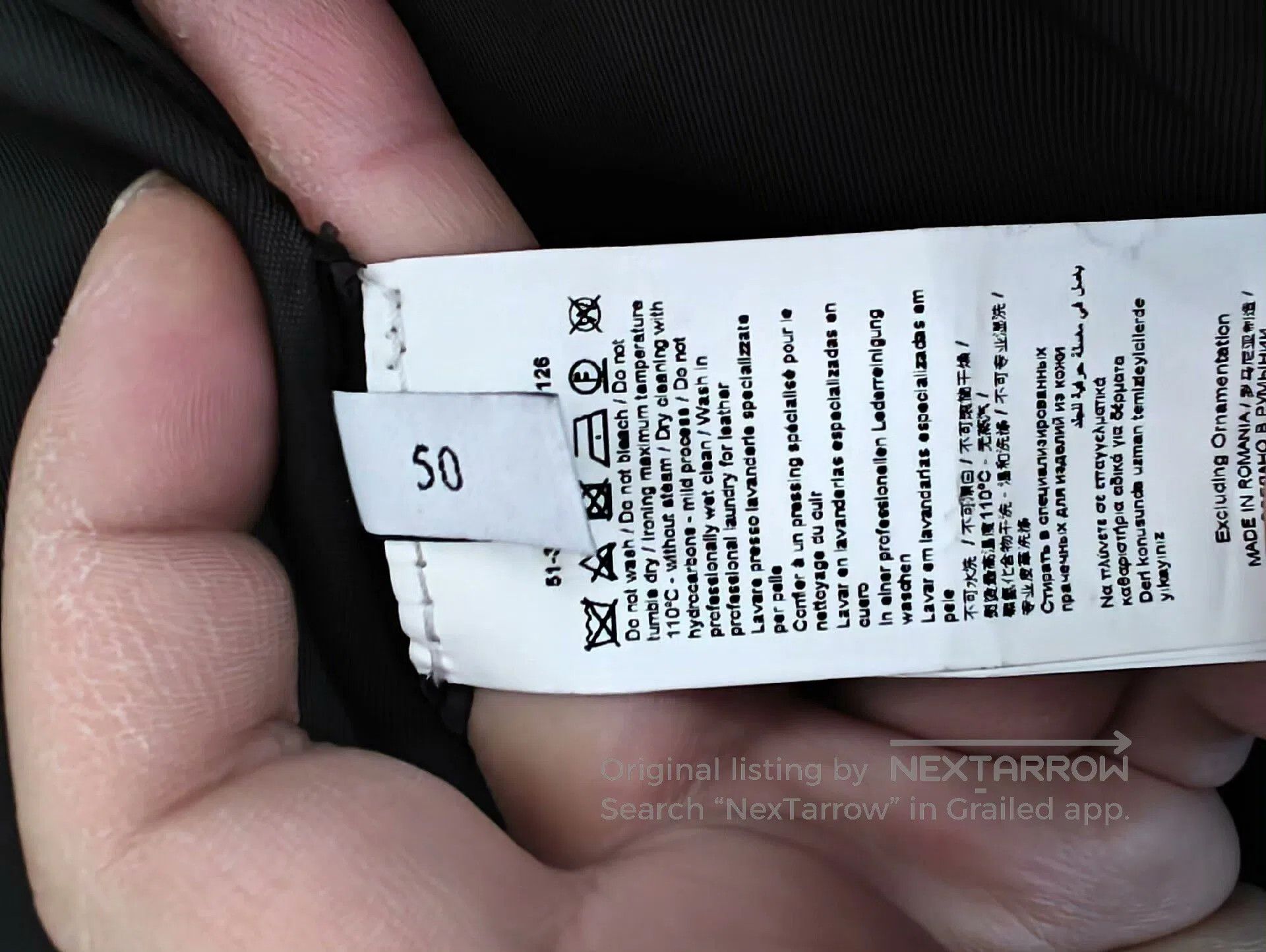 Trussardi Trussardi Lambskin Leather Jacket. Size US M / EU 48-50 / 2 - 7 Thumbnail