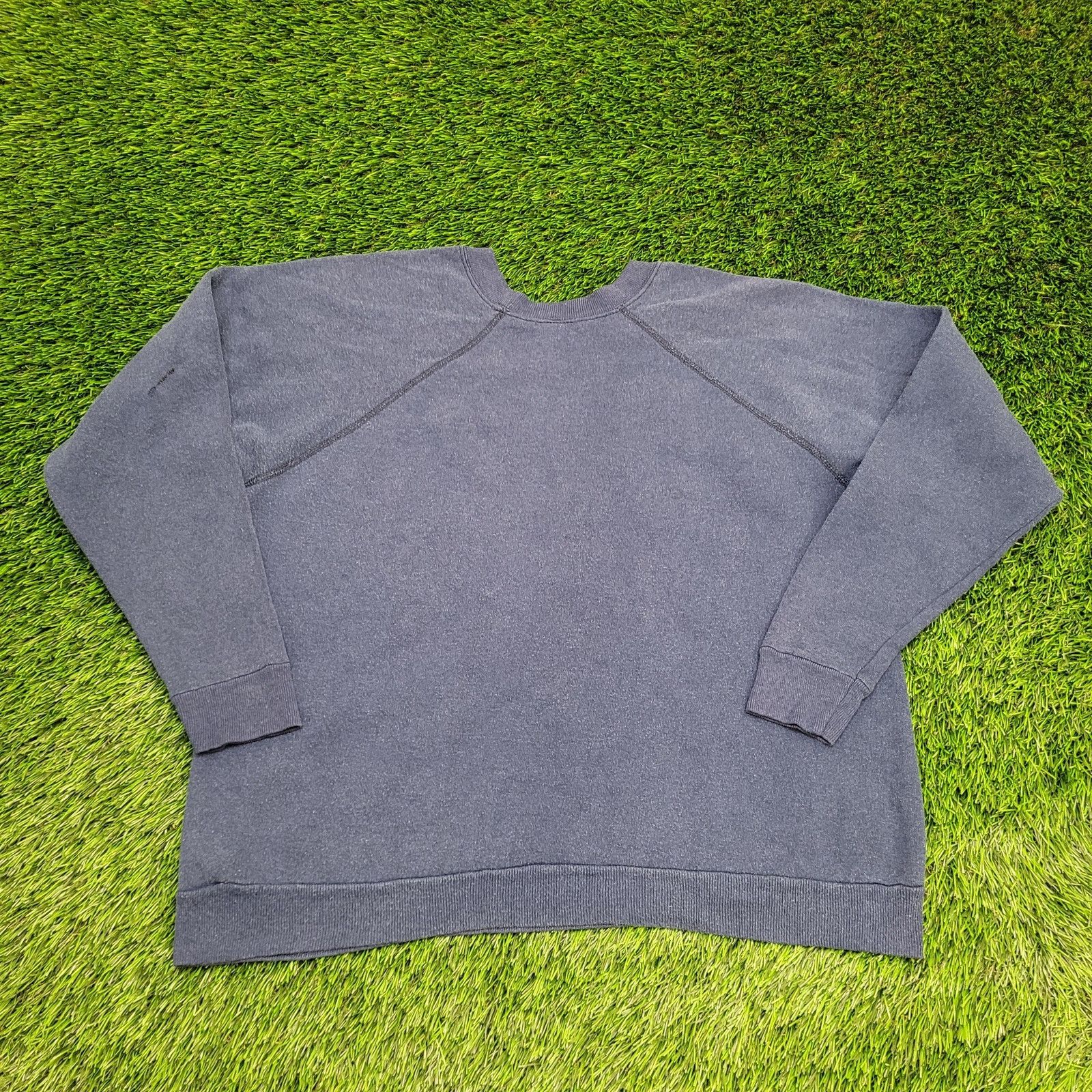 Vintage VTG 80s NYPD Ragland Sweatshirt Womens XL Faded USA Made Size XL / US 12-14 / IT 48-50 - 6 Thumbnail