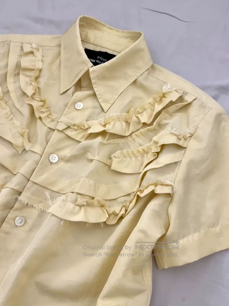 Comme des Garcons Comme Des Garcons Lace short sleeve shirt Size S / US 4 / IT 40 - 3 Thumbnail
