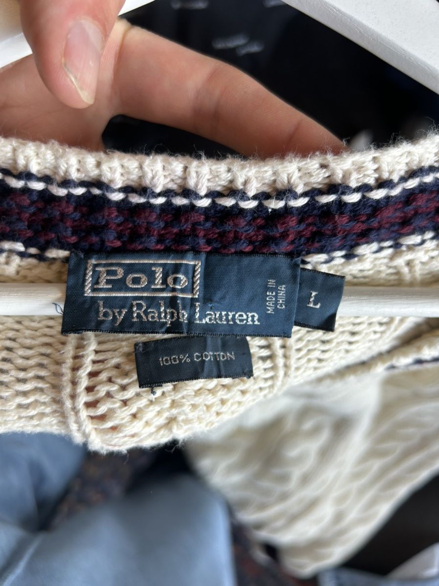 Polo Ralph Lauren Ralph Lauren Cable Knit Cricket Sweater Size US L / EU 52-54 / 3 - 10 Thumbnail