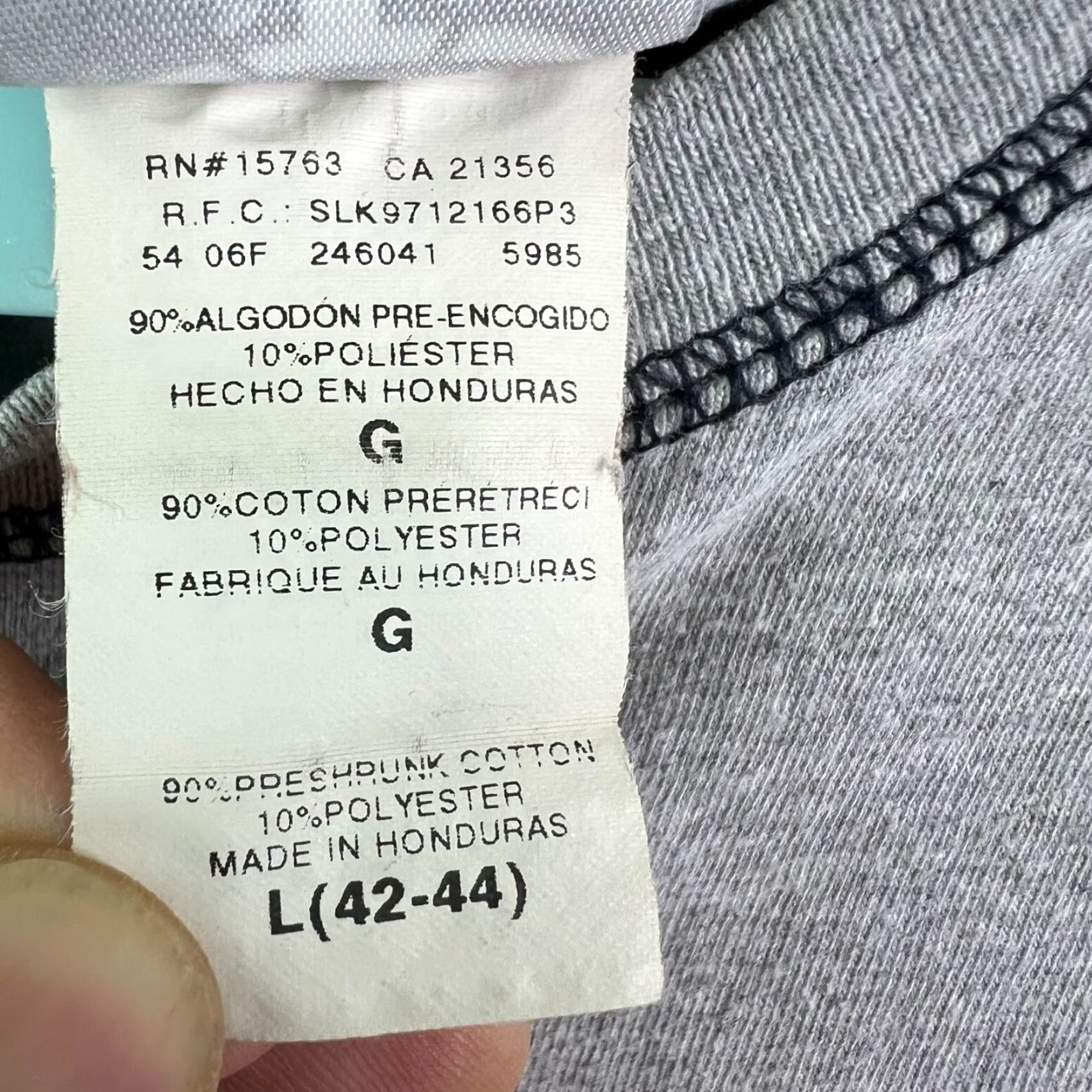 Hanes Hanes Las Vegas Graphic T-Shirt Adult Gray Size L Tag Size US L / EU 52-54 / 3 - 4 Thumbnail
