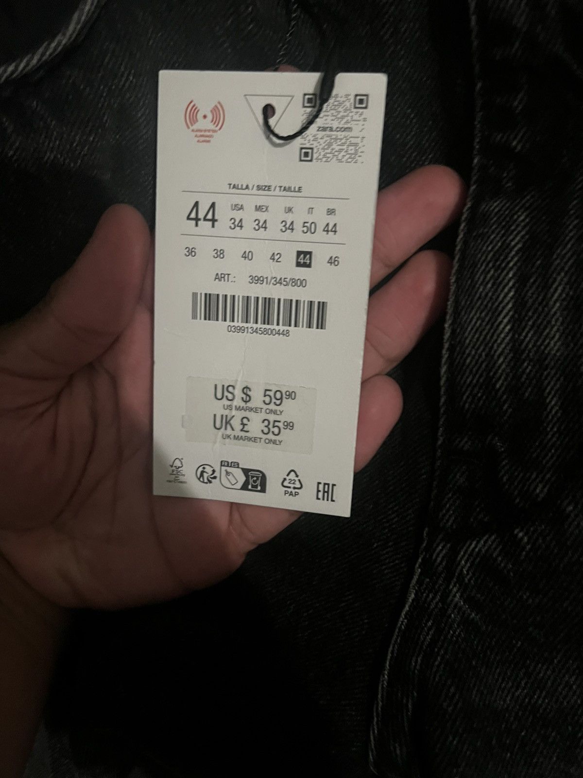 Zara ZARA jorts Size US 44 / EU 60 - 2 Thumbnail
