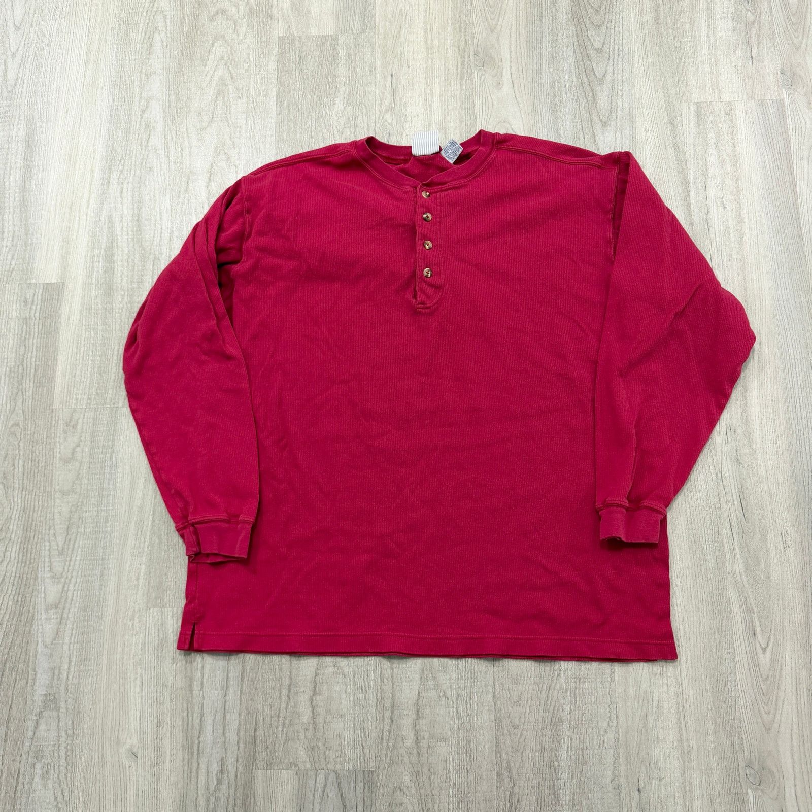 Vintage Vintage Cambridge Classics Thermal Henley Shirt Men's XL Size US XL / EU 56 / 4 - 1 Thumbnail