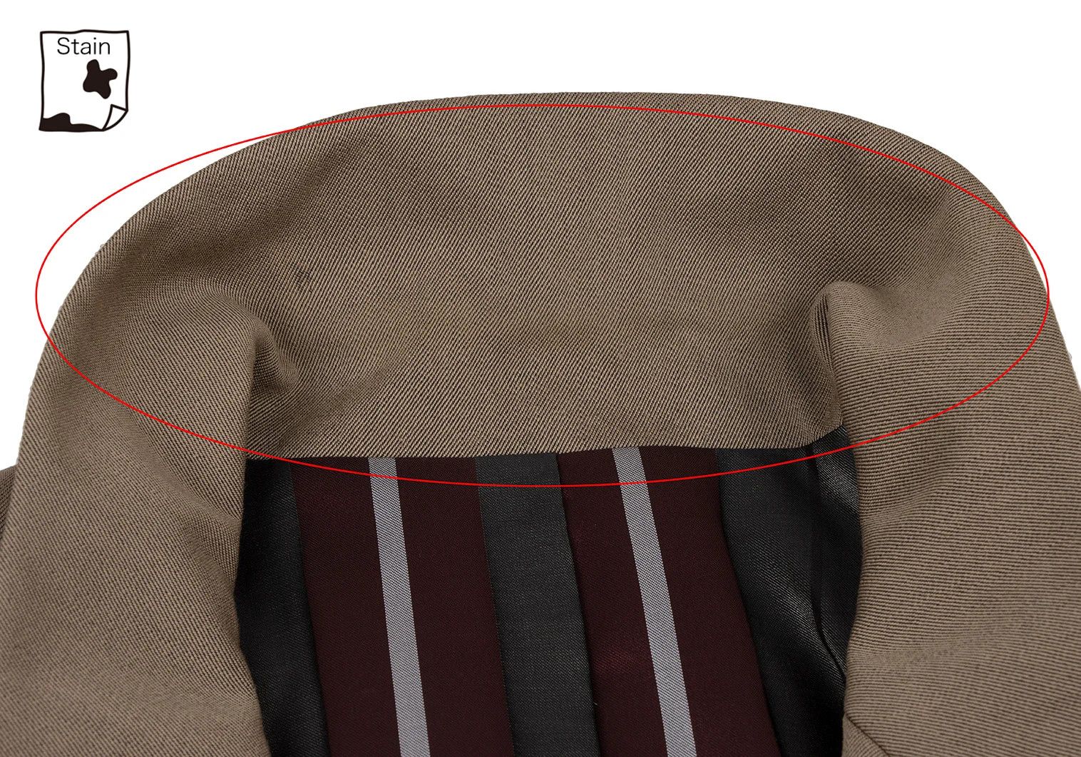 Jean Paul Gaultier Wool and Rayon Stripe 2B Jacket in Beige Size 48 Size US M / EU 48-50 / 2 - 4 Thumbnail