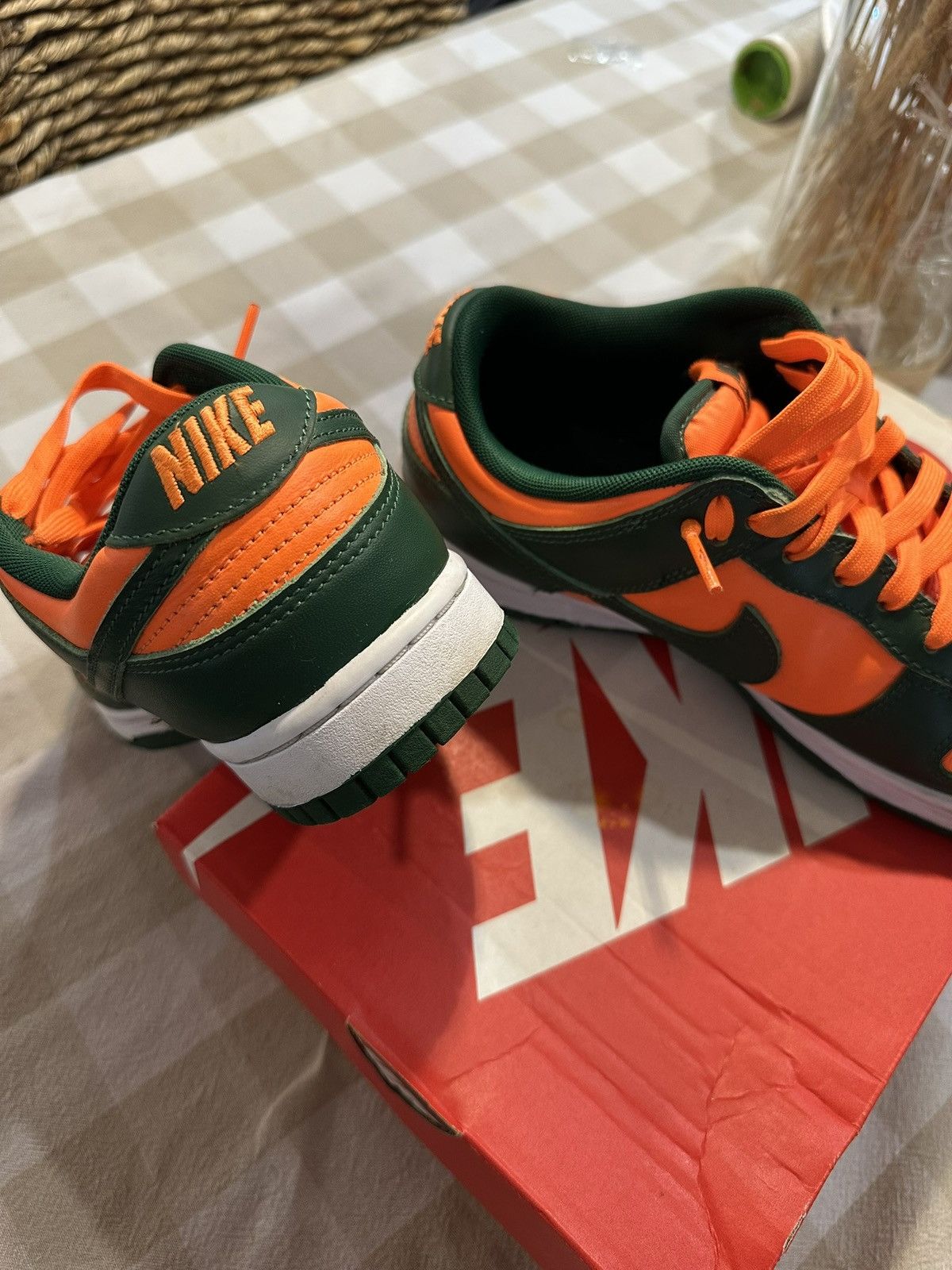 Nike Nike dunk Miami Hurricane Size US 8.5 / EU 41-42 - 3 Thumbnail