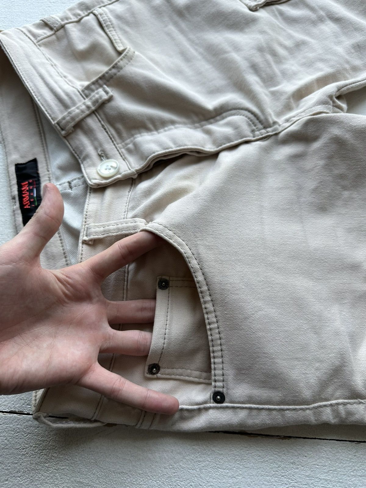 Armani × Armani Exchange × Vintage 🚨Mens Armani Jeans Cargo Shorts luxury y2k rare Size US 32 / EU 48 - 7 Thumbnail