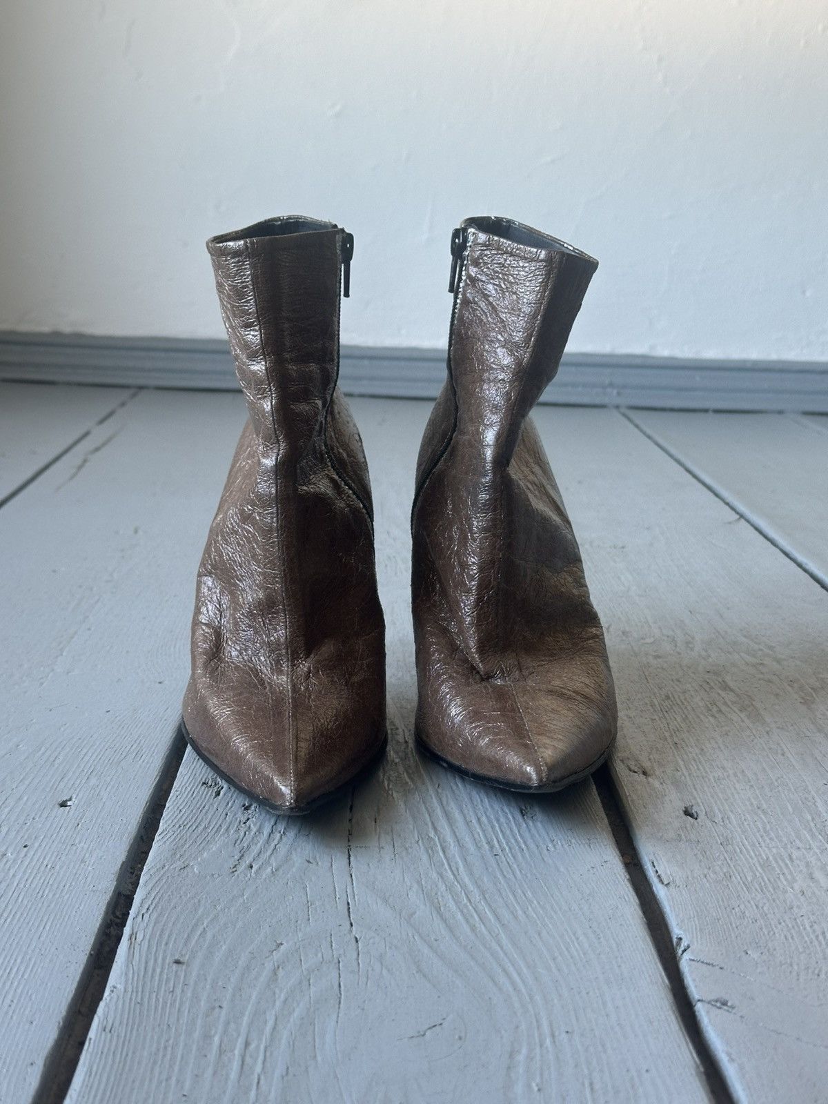 Margiella MM6 ankle boot heels