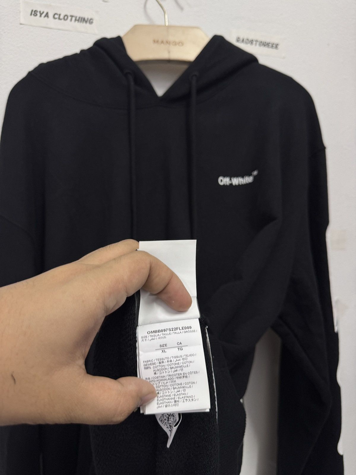 Off-White Offwhite Wave Diag Hoodie Size US XL / EU 56 / 4 - 7 Thumbnail