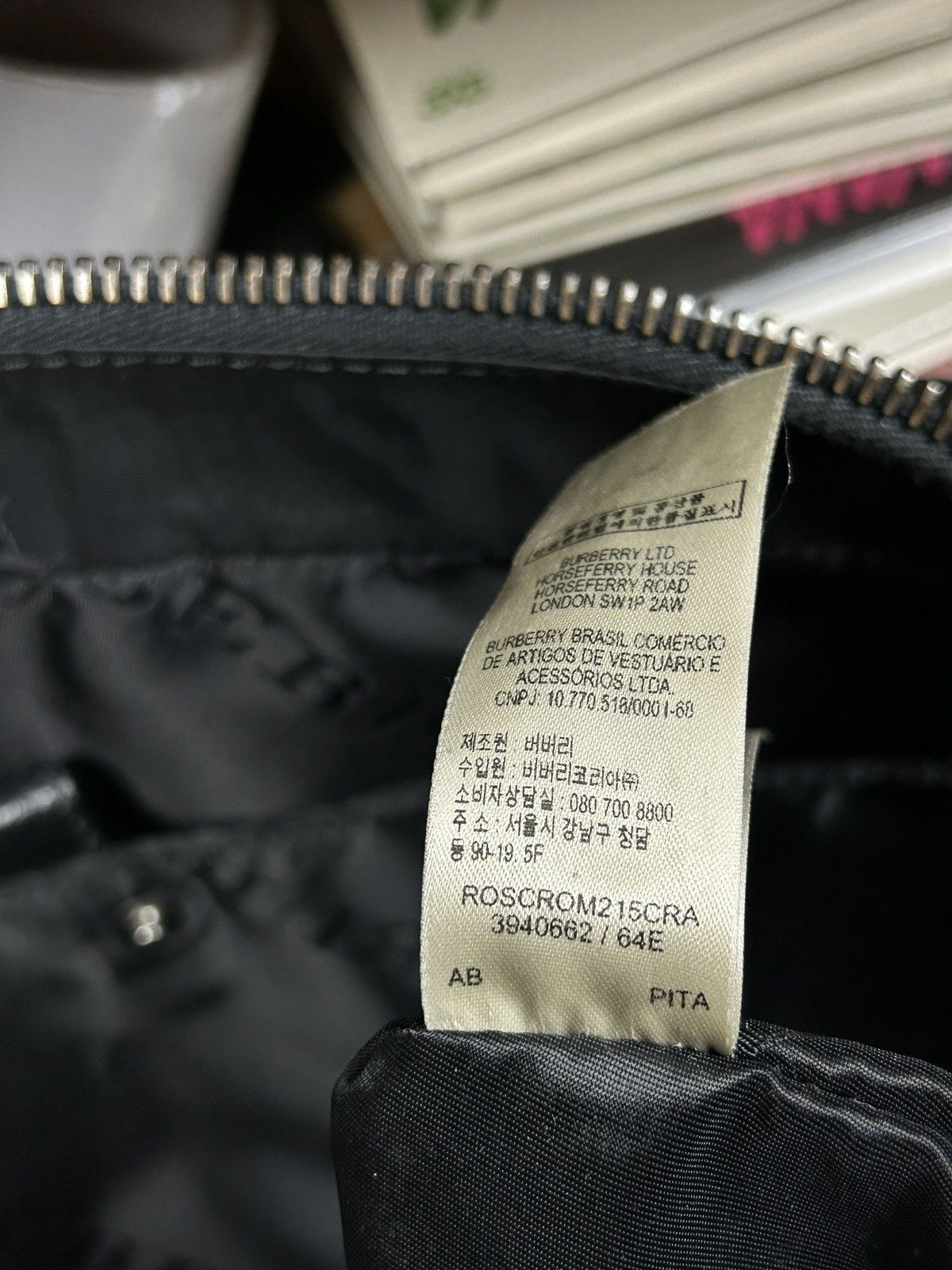 Burberry Burberry Nova Check Leather Notebook Handbag Bag Size ONE SIZE - 15 Thumbnail