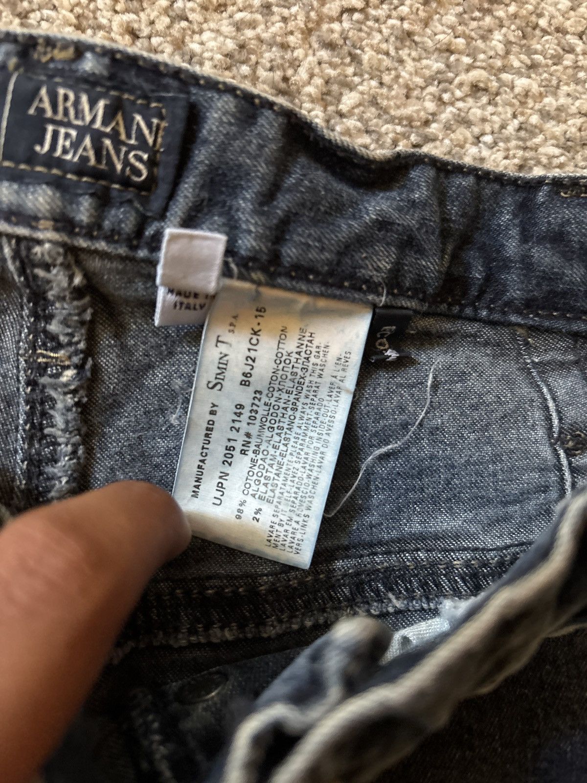 Giorgio Armani Georgio Armani Jeans 36M Size US 36 / EU 52 - 3 Thumbnail