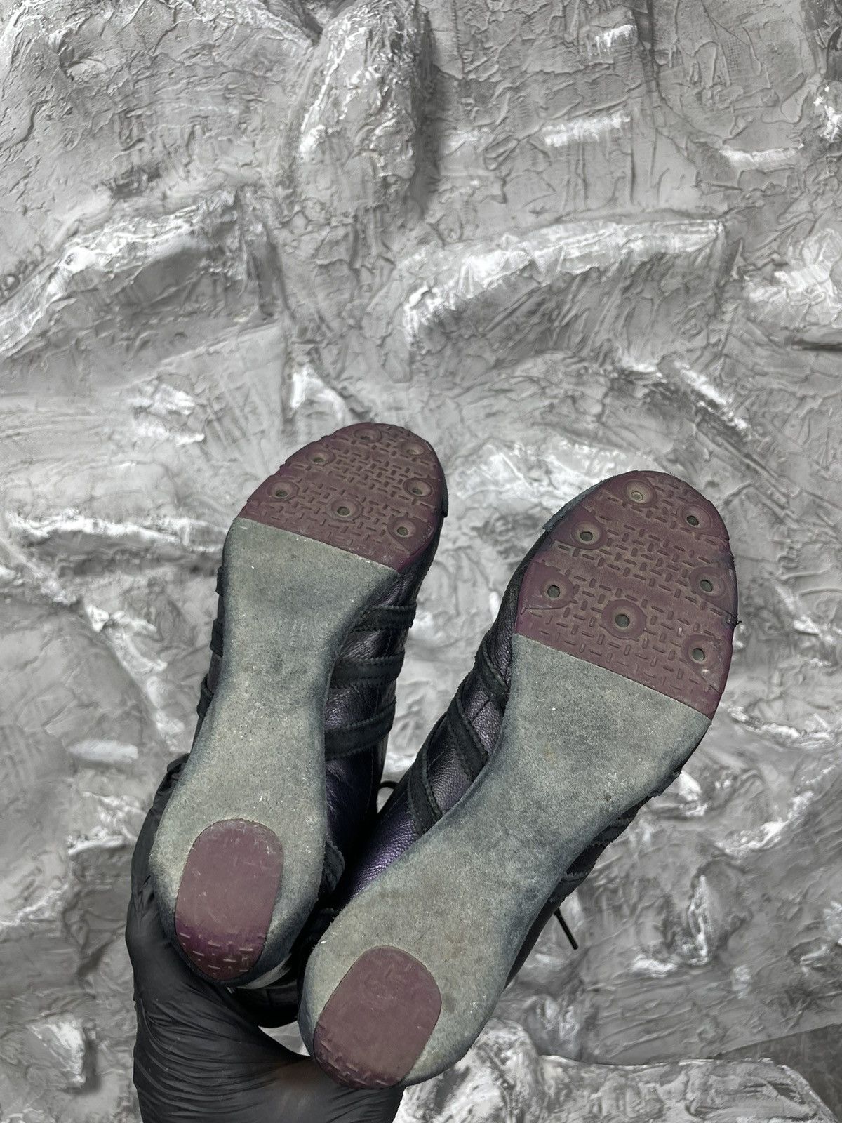 Adidas × Vintage Adidas Silver Streak Vntg Rare Moto Wrestling Box High Shoes Size US 6 / IT 36 - 10 Thumbnail