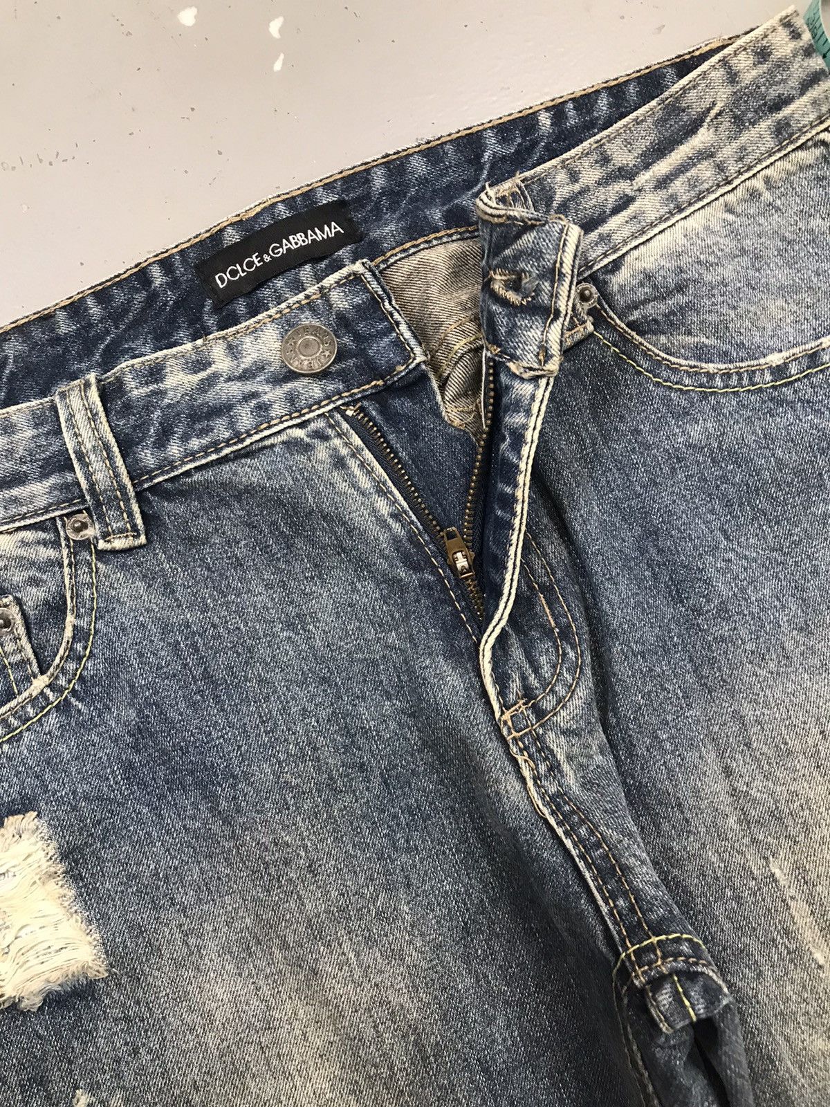Dolce & Gabbana Vintage faded dolce & gabbana distressed denim Size US 34 / EU 50 - 7 Thumbnail