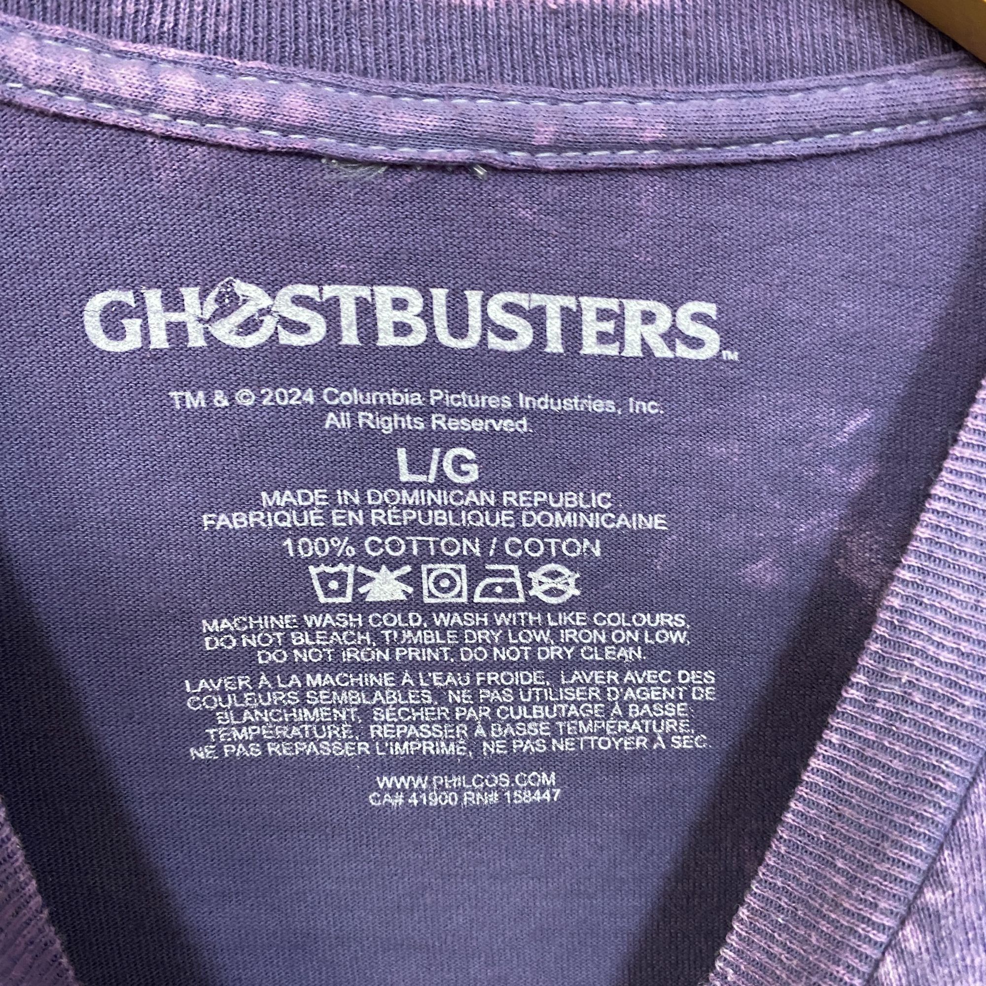 Other Ghostbusters Classic Team Retro Purple T-Shirt Large Size US L / EU 52-54 / 3 - 4 Thumbnail