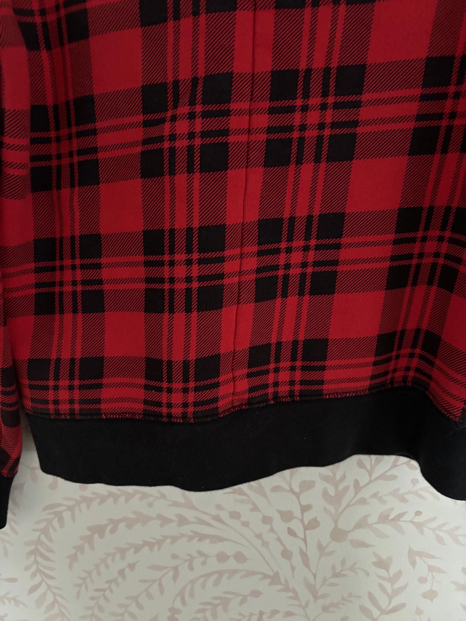 Designer EUC Kate Spade Saturday Red Plaid Sweater - XS Size XS / US 0-2 / IT 36-38 - 4 Thumbnail
