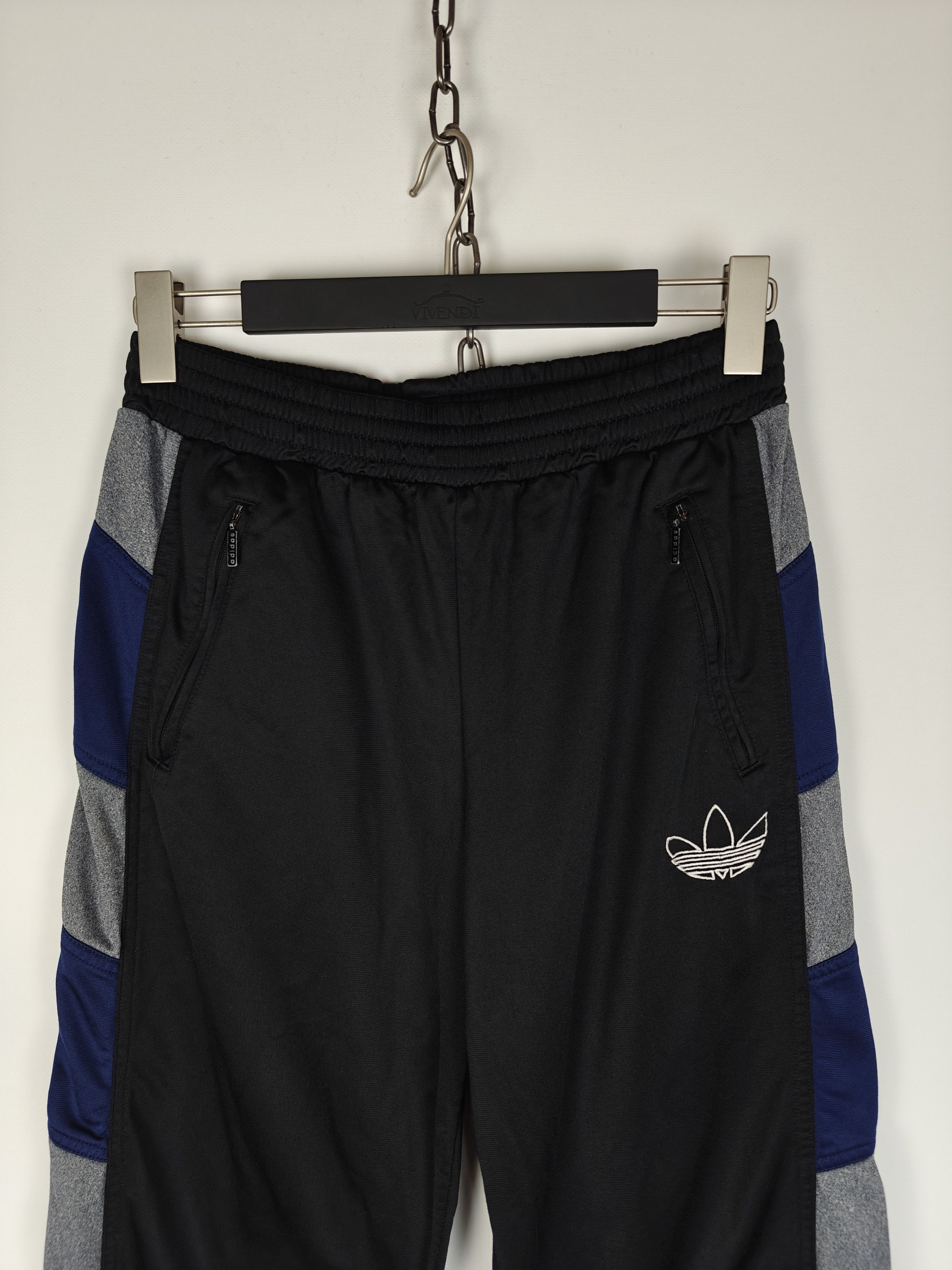 Adidas VTG Adidas Track Pants D4 Casual Trousers Black size S Size US 31 - 2 Thumbnail