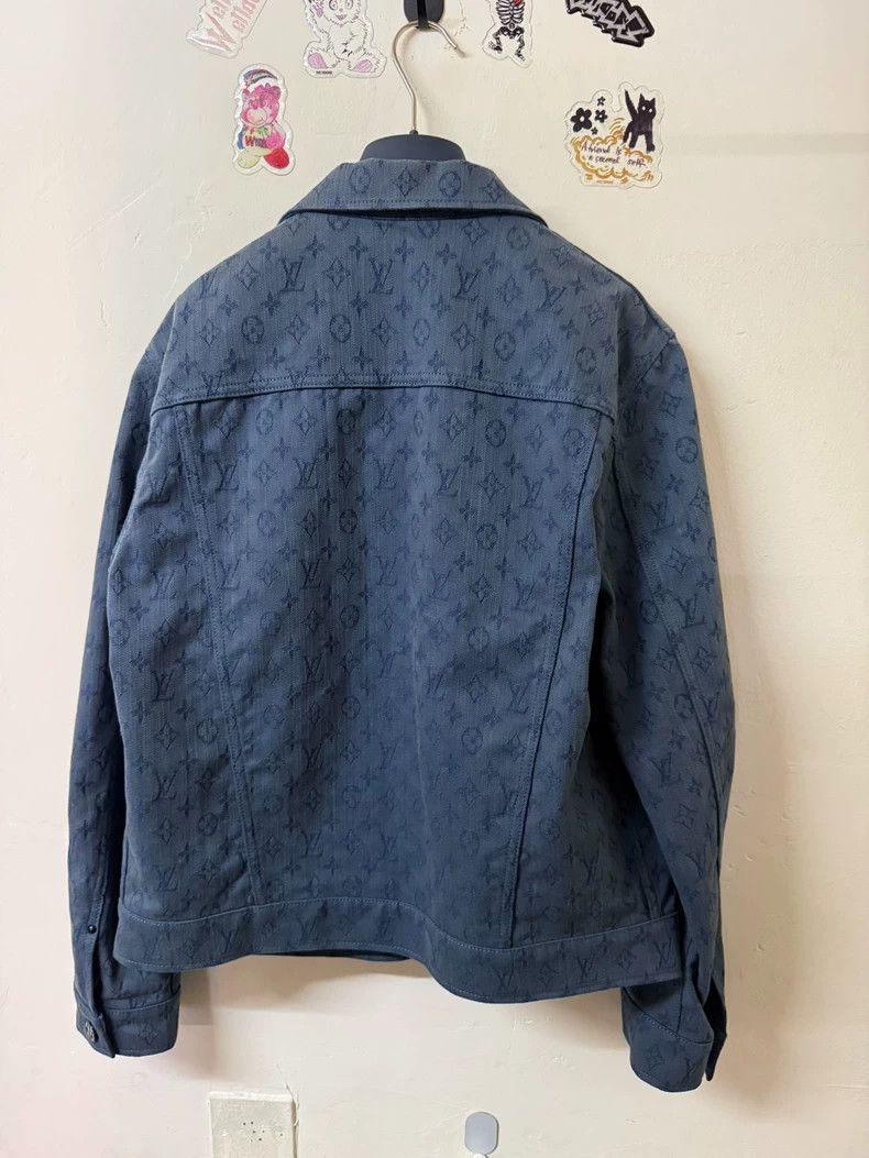 Louis Vuitton Louis VuittonBlue full-print presbyopic denim jacket 2502-N Size US S / EU 44-46 / 1 - 2 Thumbnail