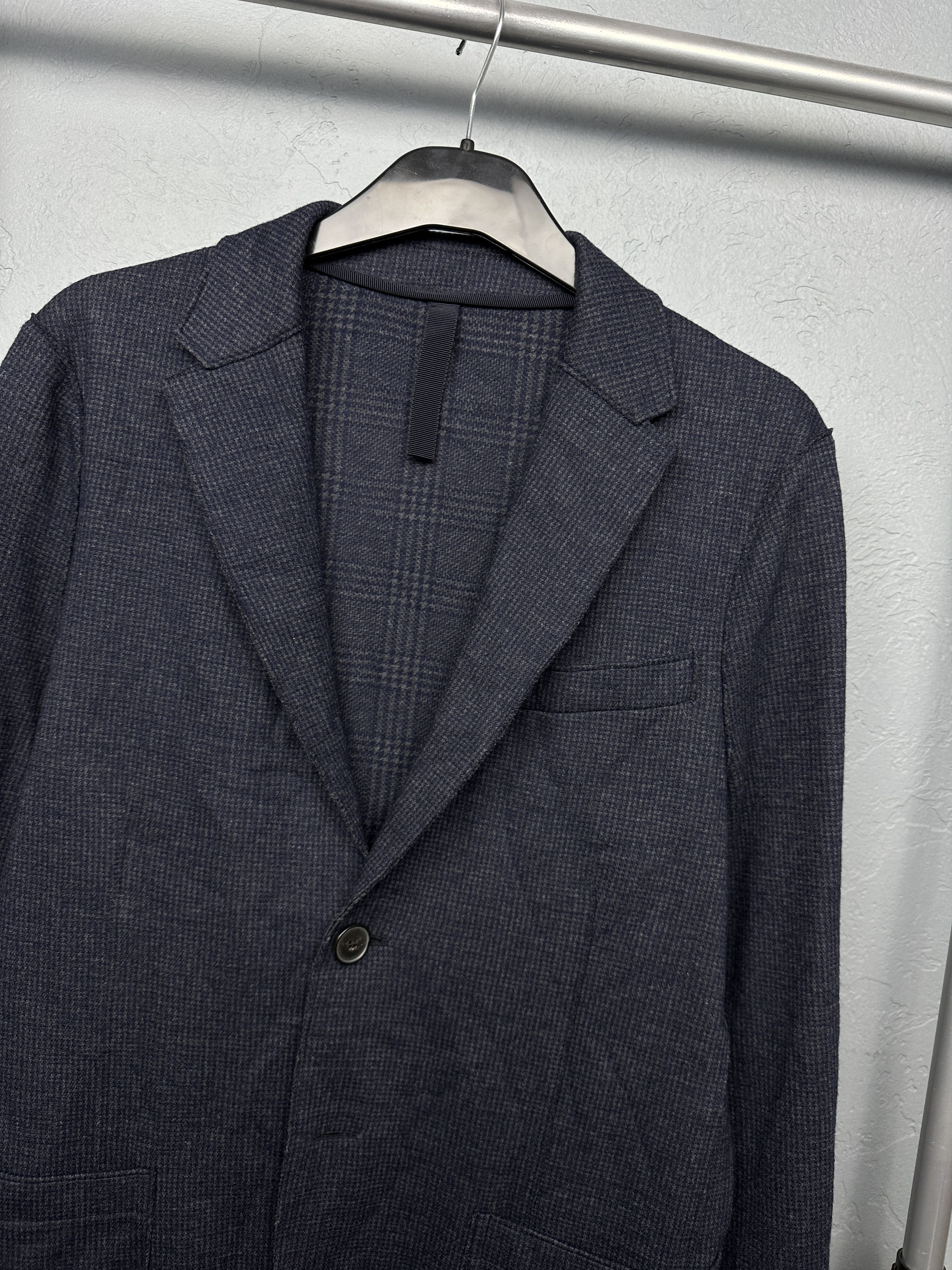 Harris Wharf London Harris Wharf London Mens Wool Blazer Jacket Size US M / EU 48-50 / 2 - 2 Thumbnail