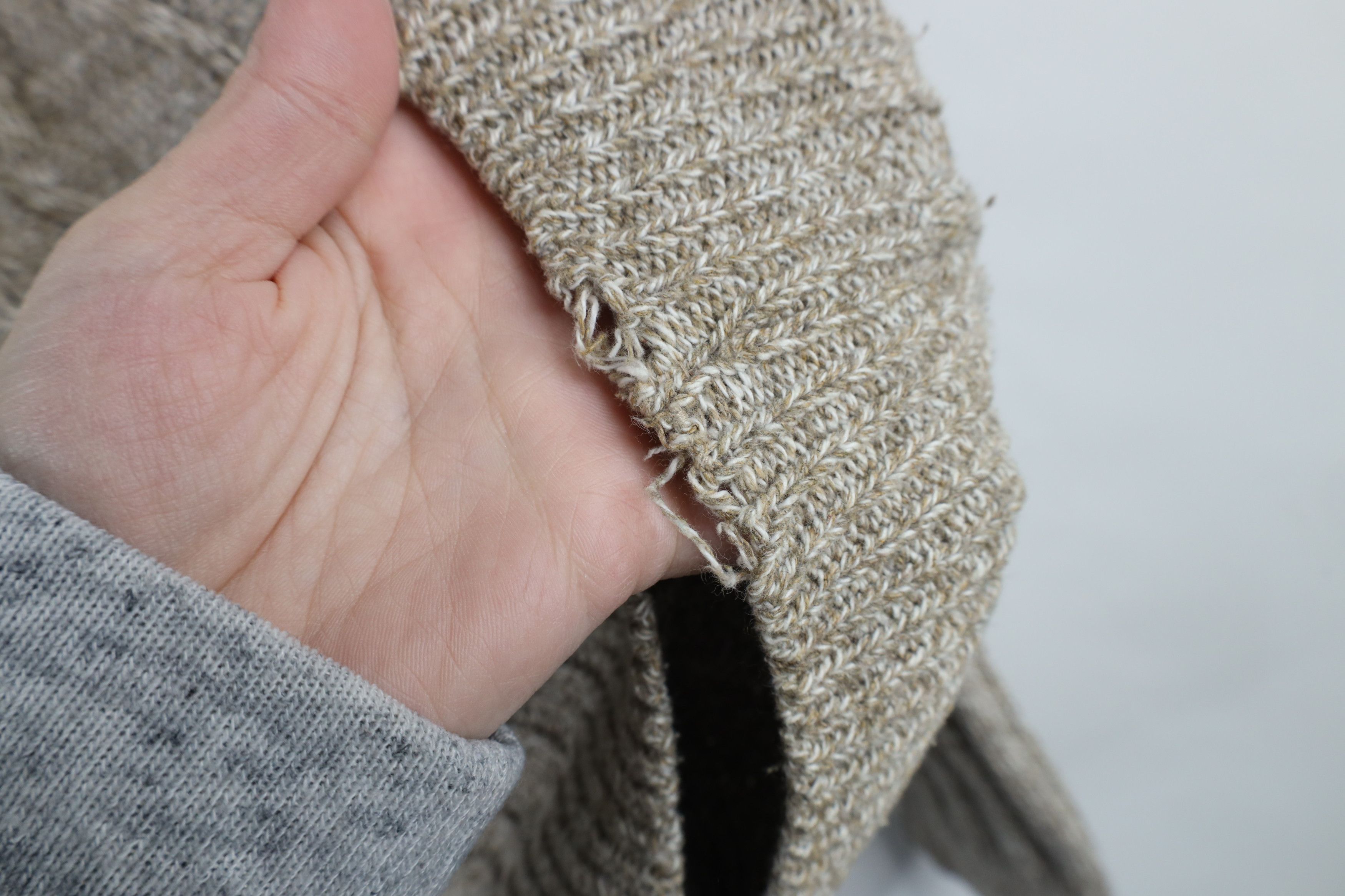 Vintage Vintage 90s Streetwear Cable Knit Fisherman Crewneck Sweater Size US L / EU 52-54 / 3 - 7 Thumbnail