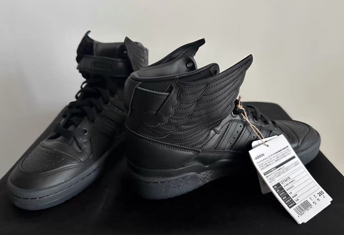 Adidas × Jeremy Scott jeremy scott x adidas wings 4.0 sneakers in black Size US 8.5 / EU 41-42 - 3 Thumbnail
