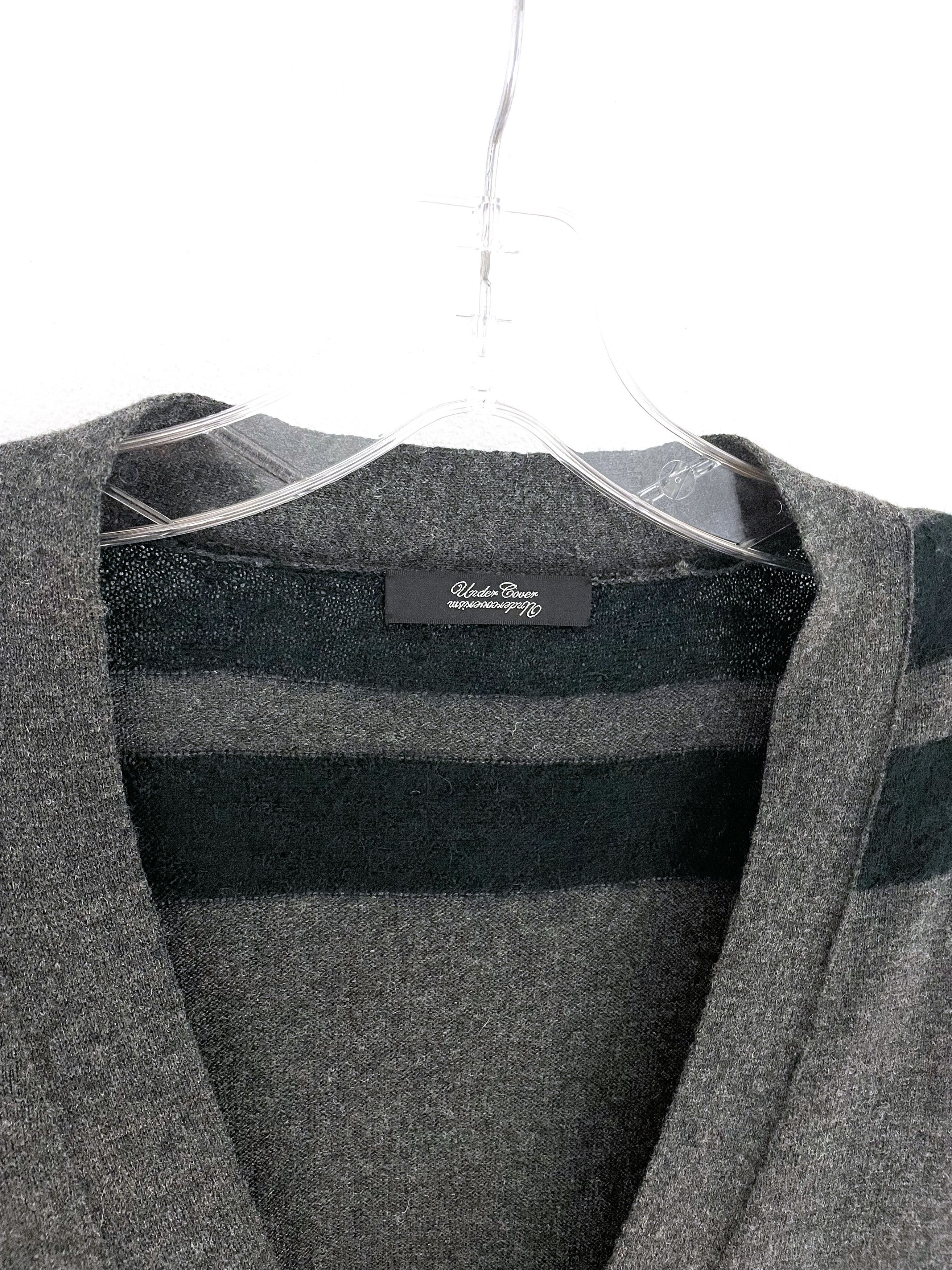 Undercover AW14 Striped Wool Cardigan Size US S / EU 44-46 / 1 - 3 Thumbnail