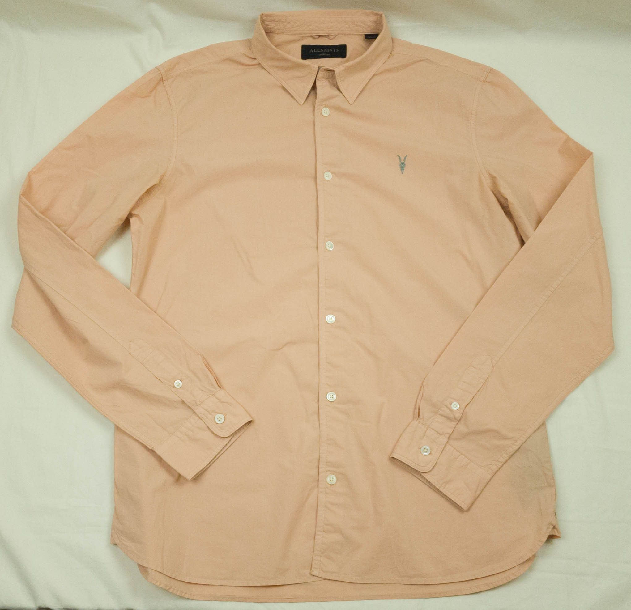 Allsaints MENS AllSaints SHIRT LONG SLEEVE COTTON SIZE M VGC Size US M / EU 48-50 / 2 - 3 Thumbnail