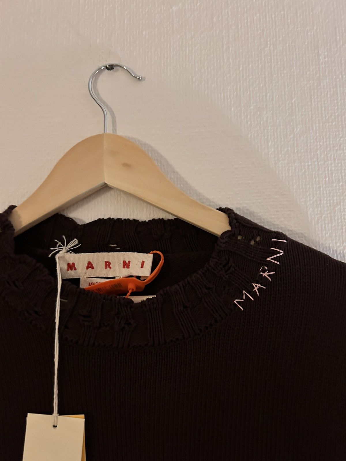 Marni Marni Logo Knit Sweater Size US M / EU 48-50 / 2 - 4 Thumbnail