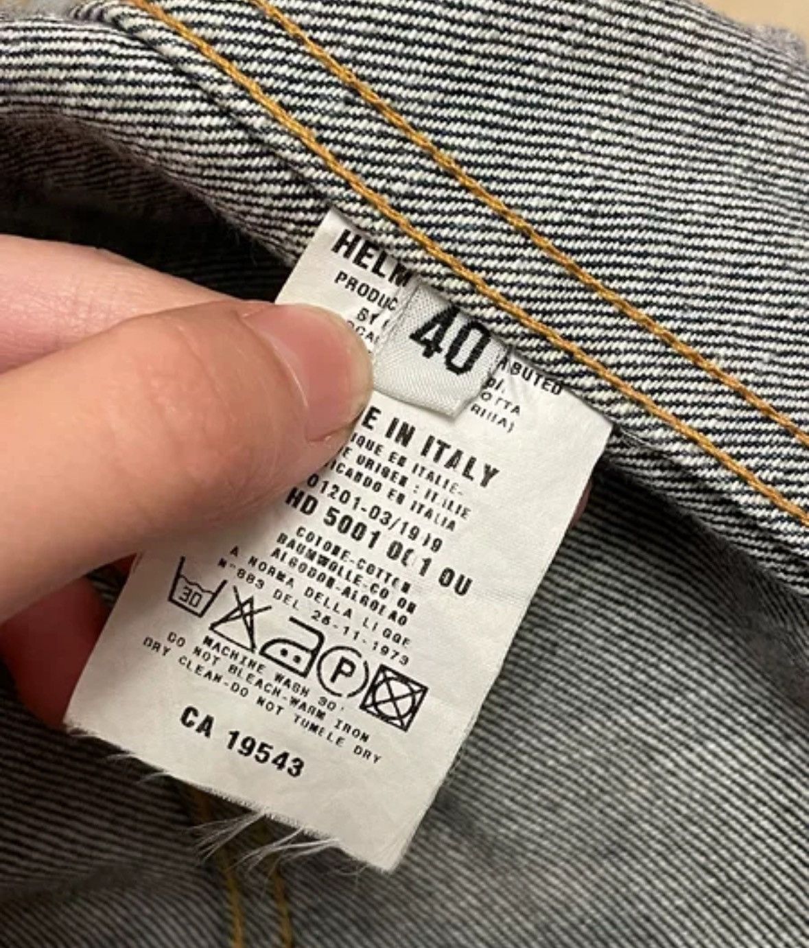 Helmut Lang Helmut Lang's own denim jacket 2412-Nextarrow Size US M / EU 48-50 / 2 - 6 Thumbnail