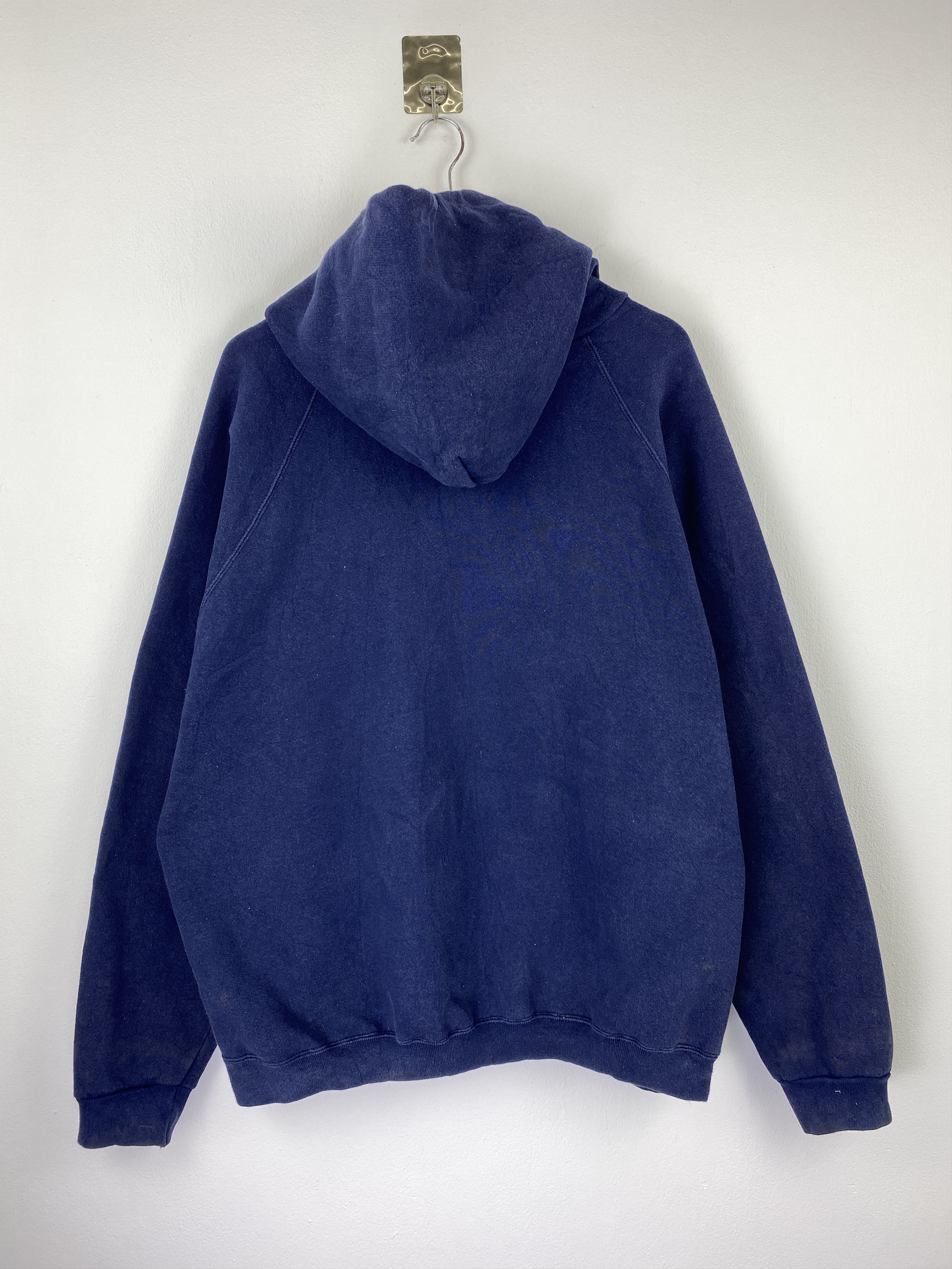 Adidas Vintage 90s Adidas Central Logo Pullover Hoodie SH0508 Size US L / EU 52-54 / 3 - 3 Thumbnail