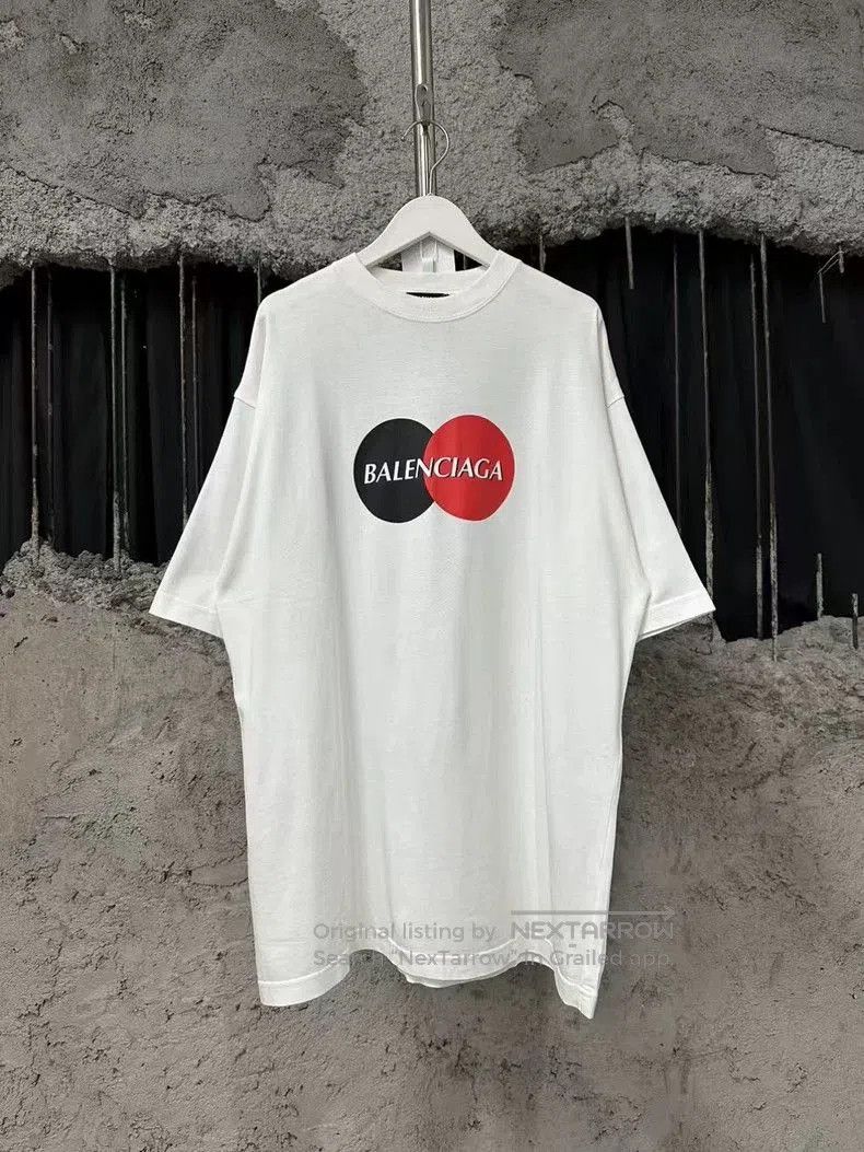 Balenciaga Balenciaga Mastercard Logo Short Sleeve Tee. Size US XS / EU 42 / 0 - 1 Thumbnail