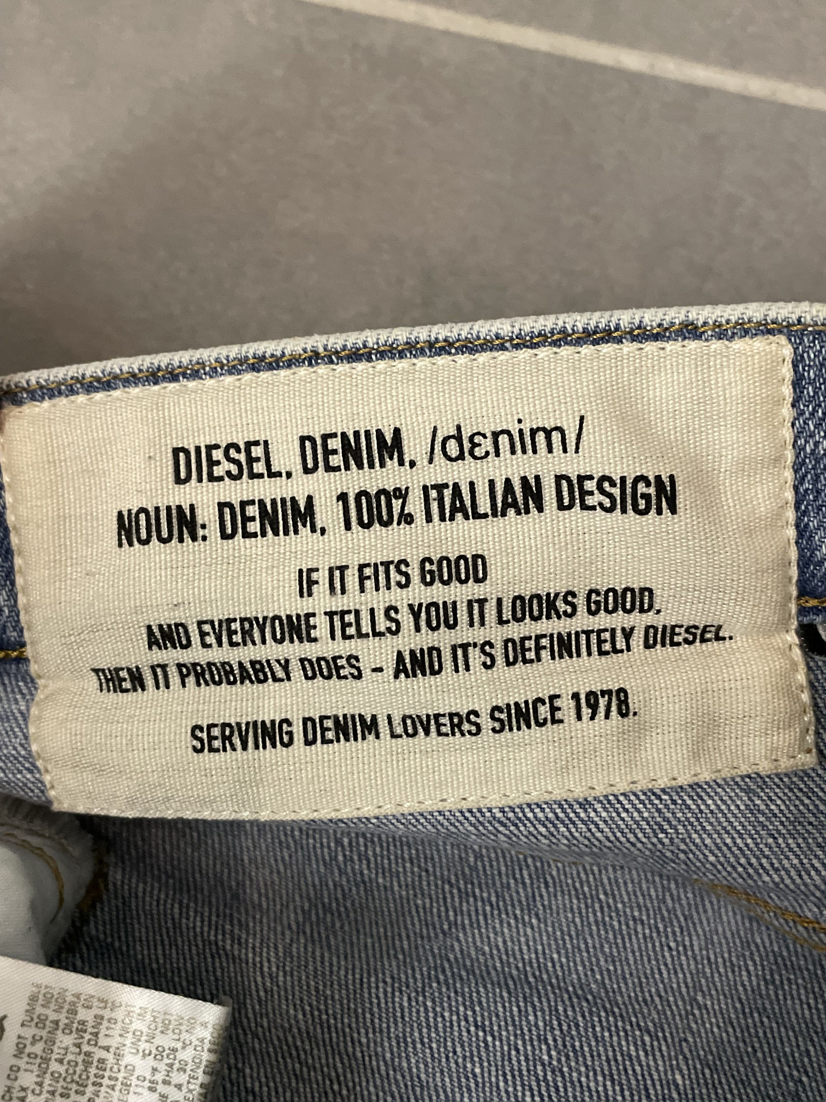 Diesel Diesel D-VIDER distressed denim Size US 29 - 7 Thumbnail