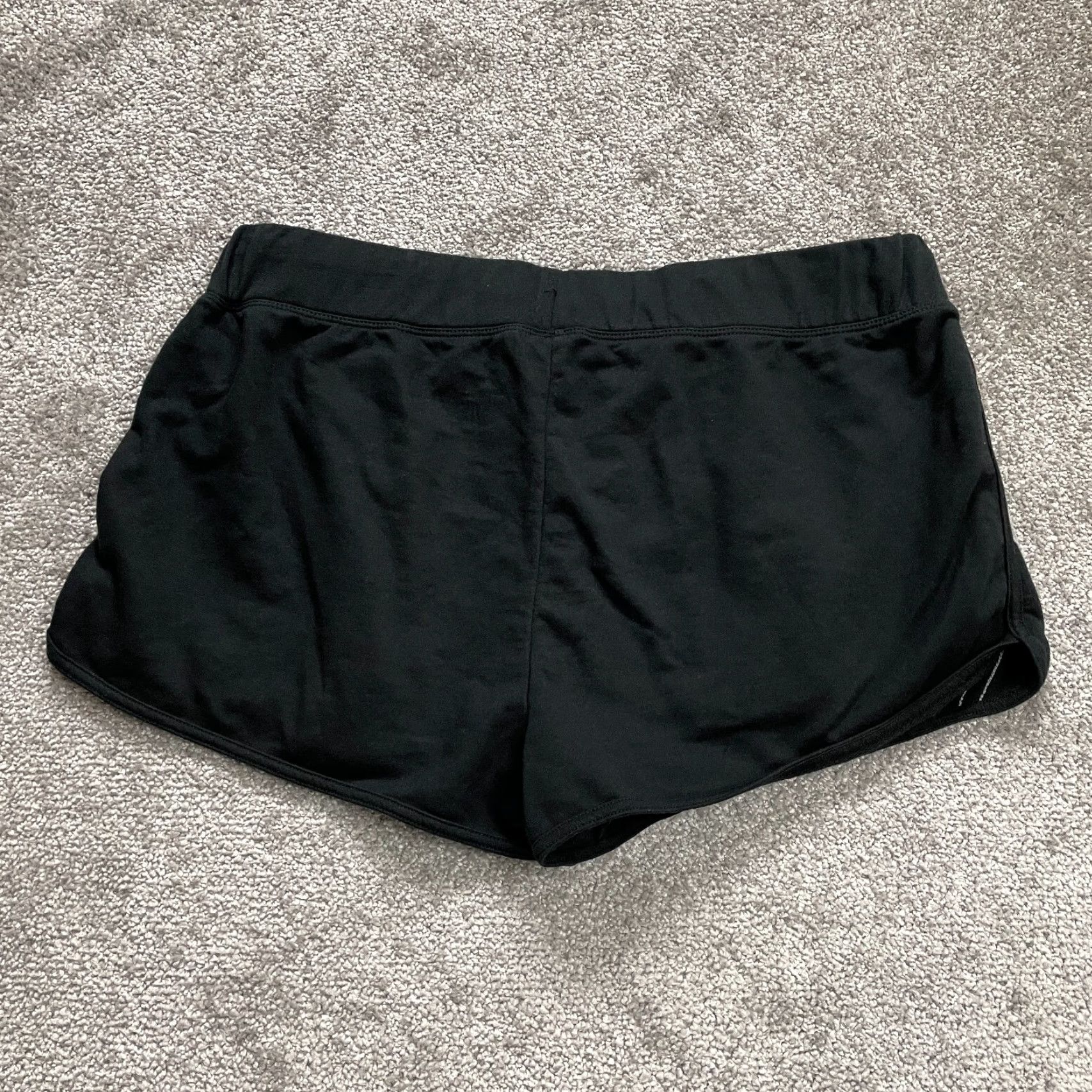 Vintage Bobbie Brooks Shorts Womens XL W34 Black Elastic Waist High Rise Active Athletic Shirt Hat? Size 32" / US 10 / IT 46 - 2 Thumbnail