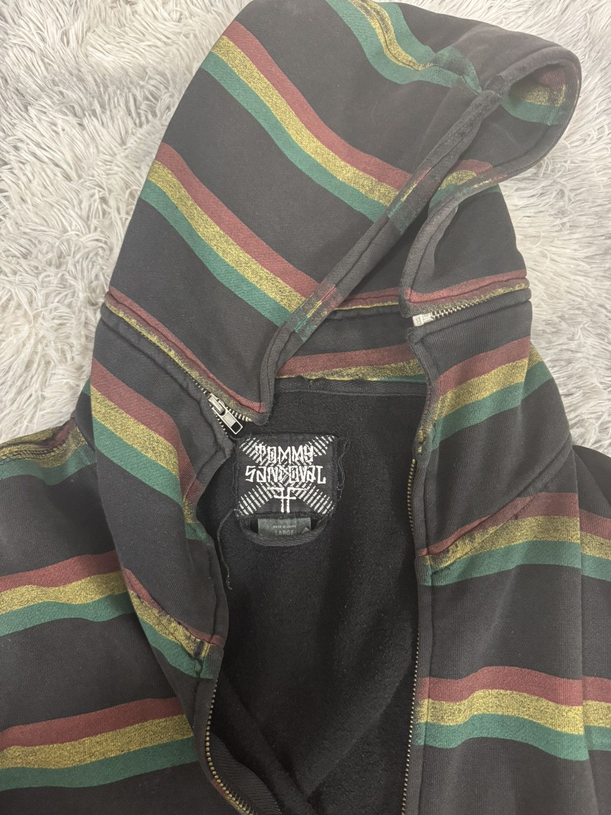 Fallen Vintage Fallen Skateboards Hoodie Tommy Sandoval Rasta Grail Size US L / EU 52-54 / 3 - 3 Thumbnail