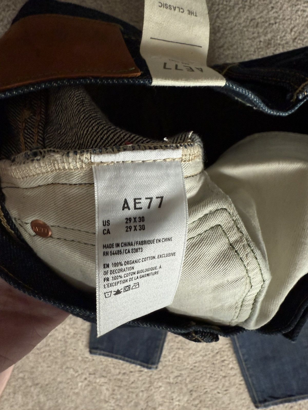 Aeropostale × Japanese Brand AE77 Japanese Selvedge Denim Size US 29 - 3 Thumbnail