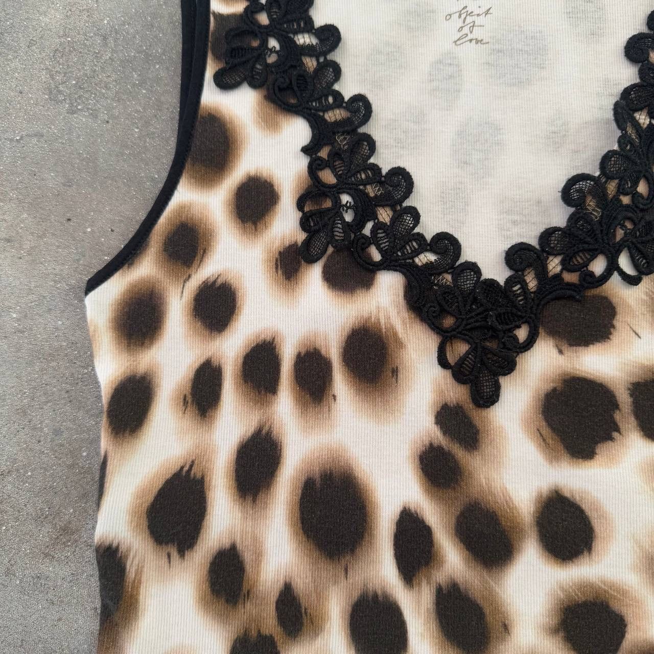 Hysteric Glamour × Japanese Brand Marc Cain Y2K Leopard Tank Top Size M / US 6-8 / IT 42-44 - 3 Thumbnail