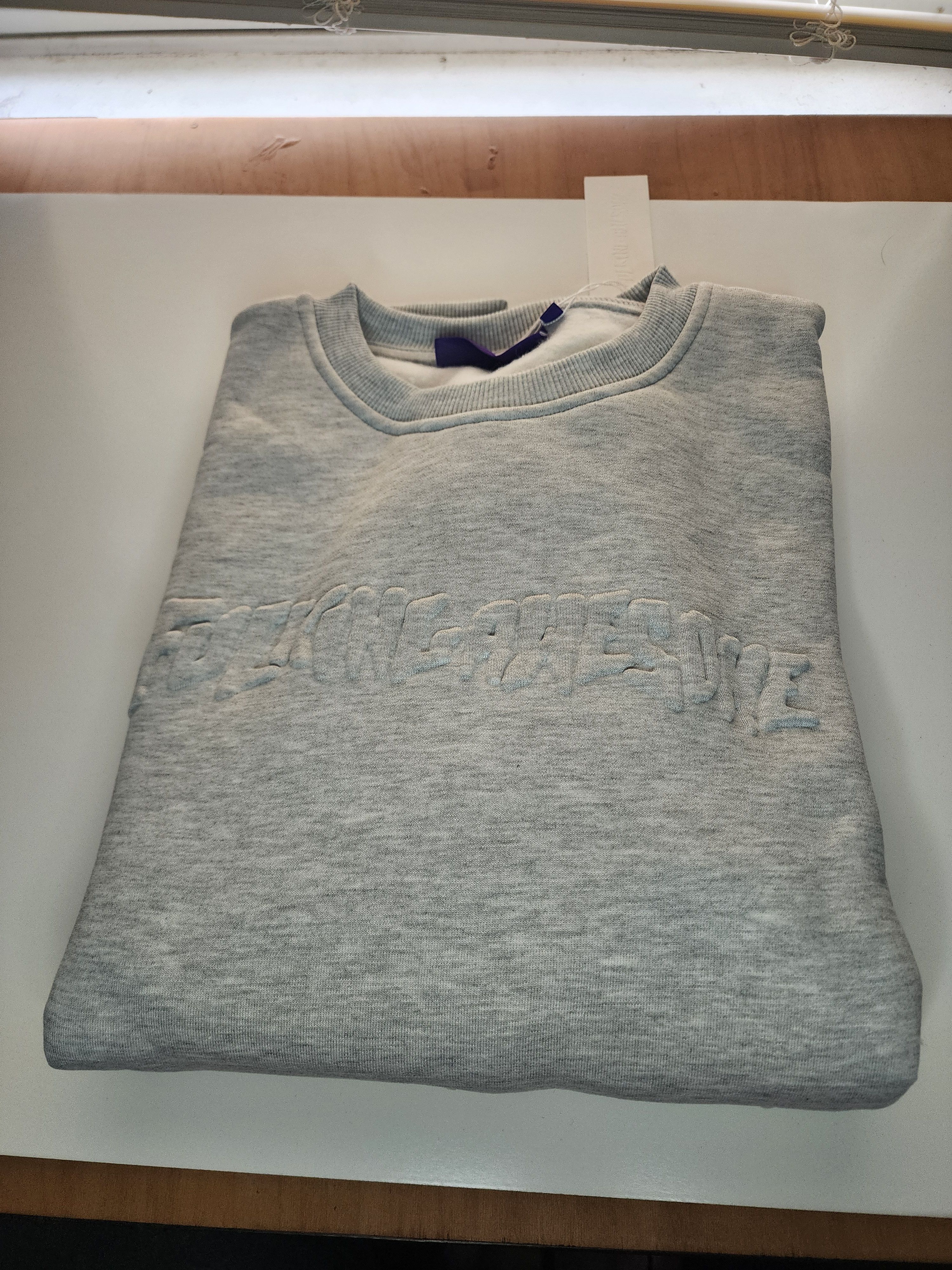 Fucking Awesome Stamp Embossed Crewneck Size US XXL / EU 58 / 5 - 1 Thumbnail