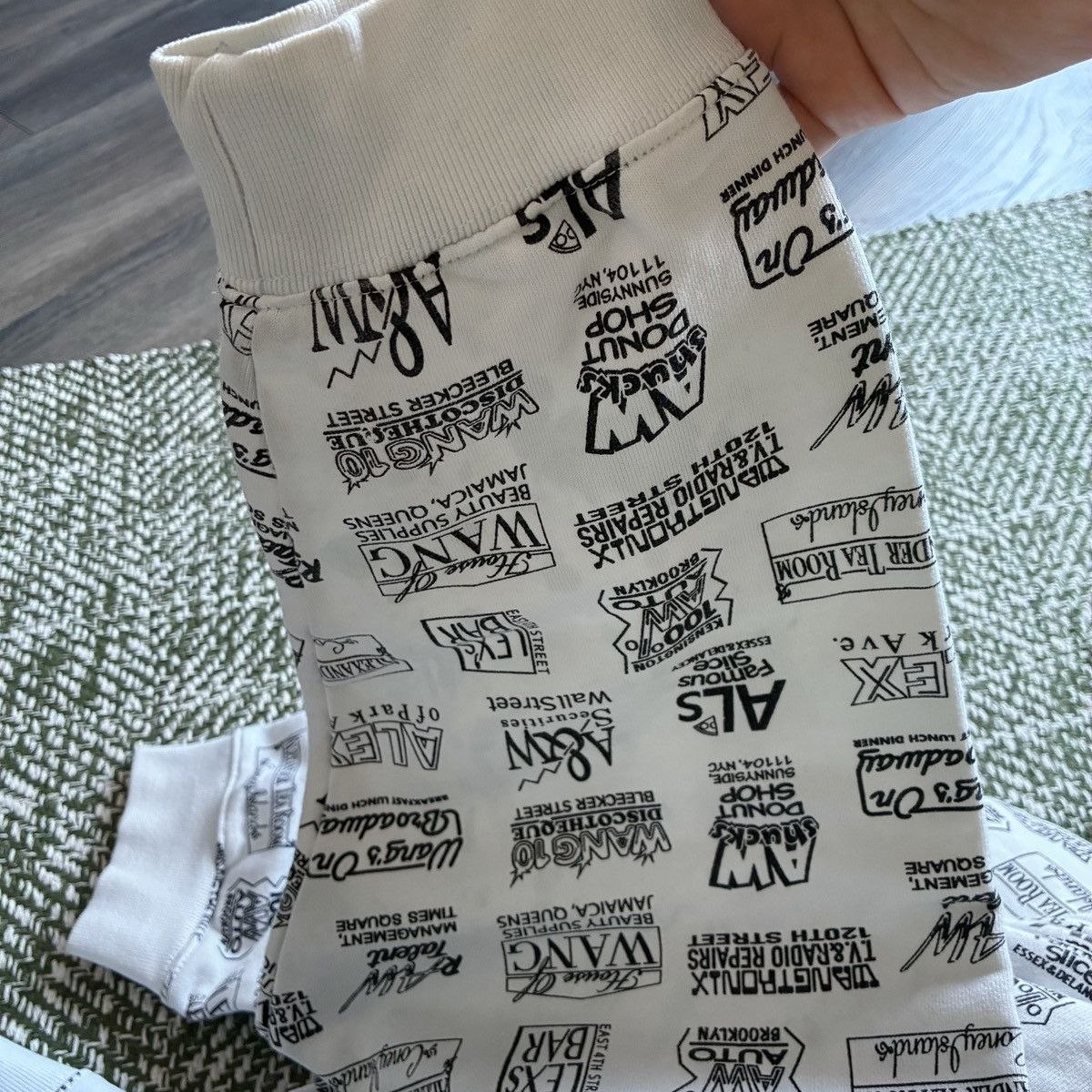 Alexander Wang Alexander Wang Made in China Sticker All Over Print Hoodie Size US XL / EU 56 / 4 - 9 Thumbnail