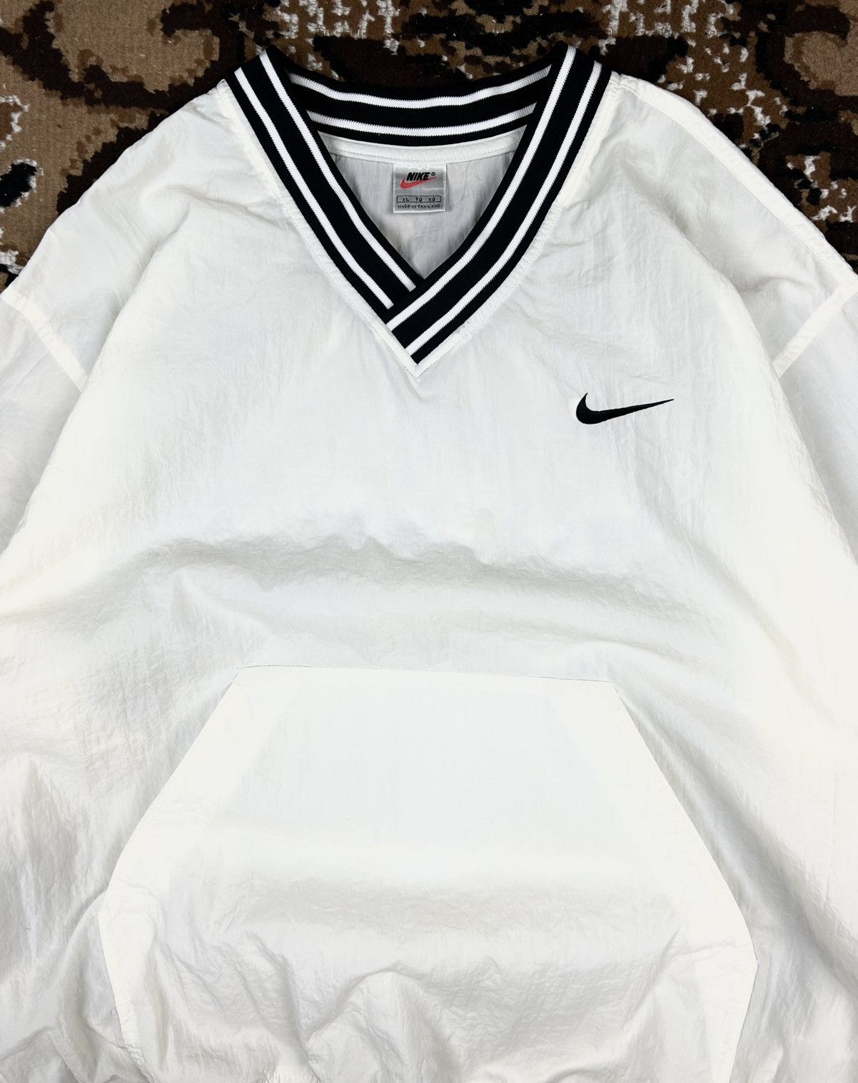 Nike × Vintage Vintage 90's Nike Nylon Jacket Archive Jersey Y2k Size US XL / EU 56 / 4 - 4 Thumbnail