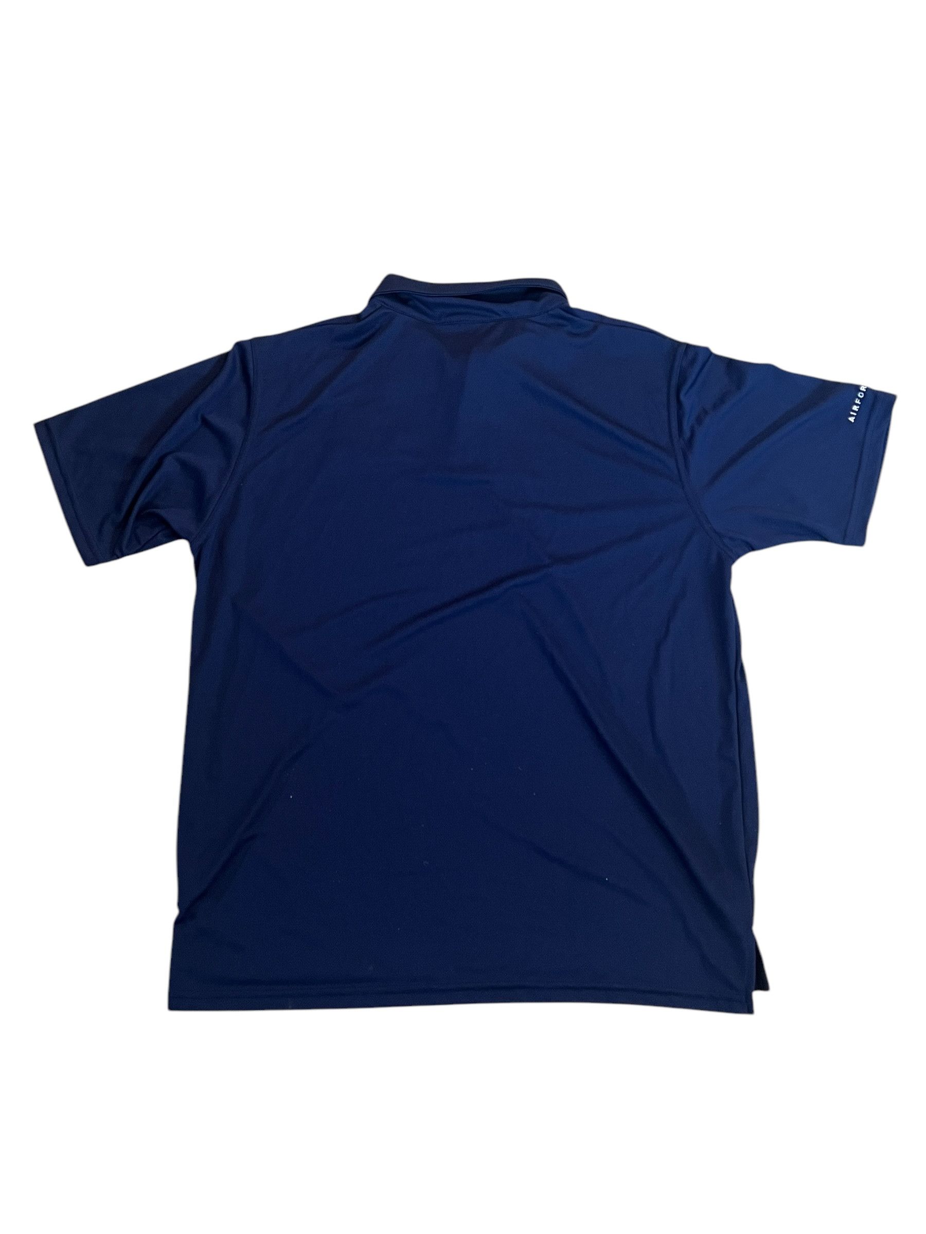 Other U.S. Air Force Polo Shirt Size L USA Polyester Azure Blue Size US L / EU 52-54 / 3 - 2 Thumbnail