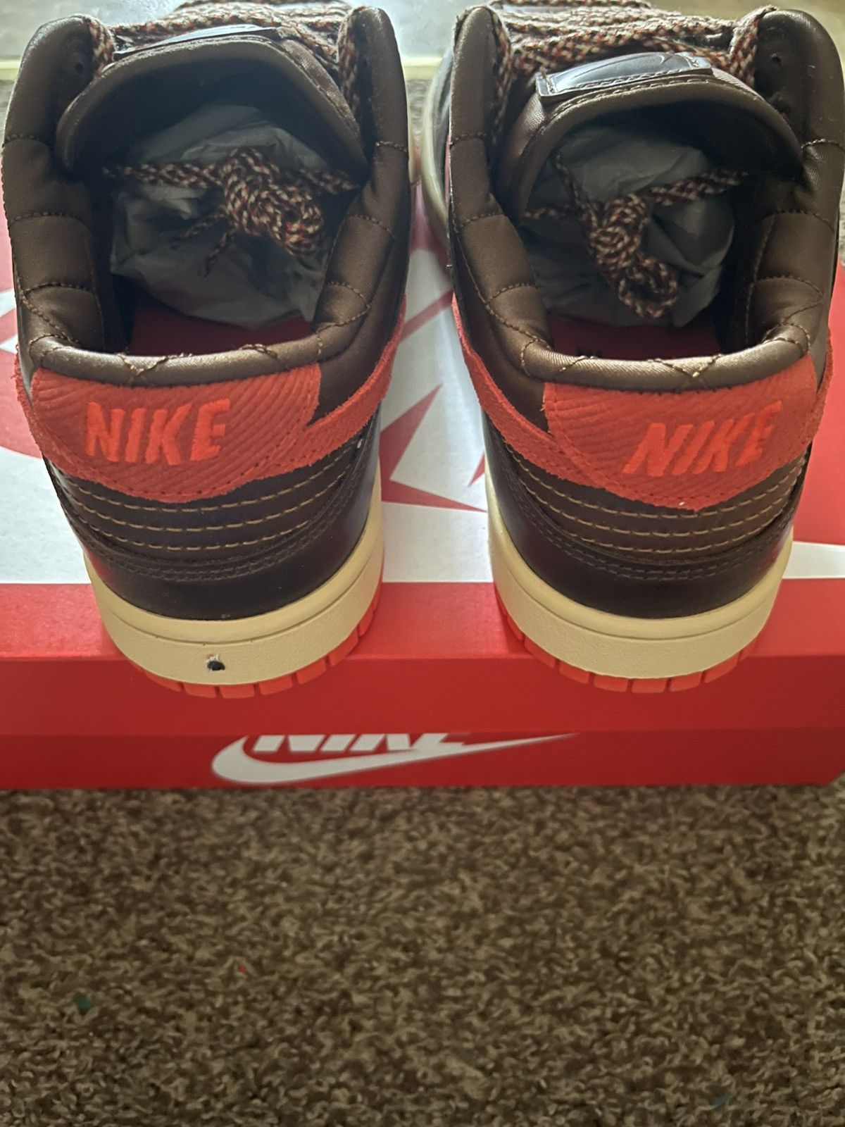 Nike *New* Nike Dunk Low Retro Light British Tan Size US 11 / EU 44 - 3 Thumbnail