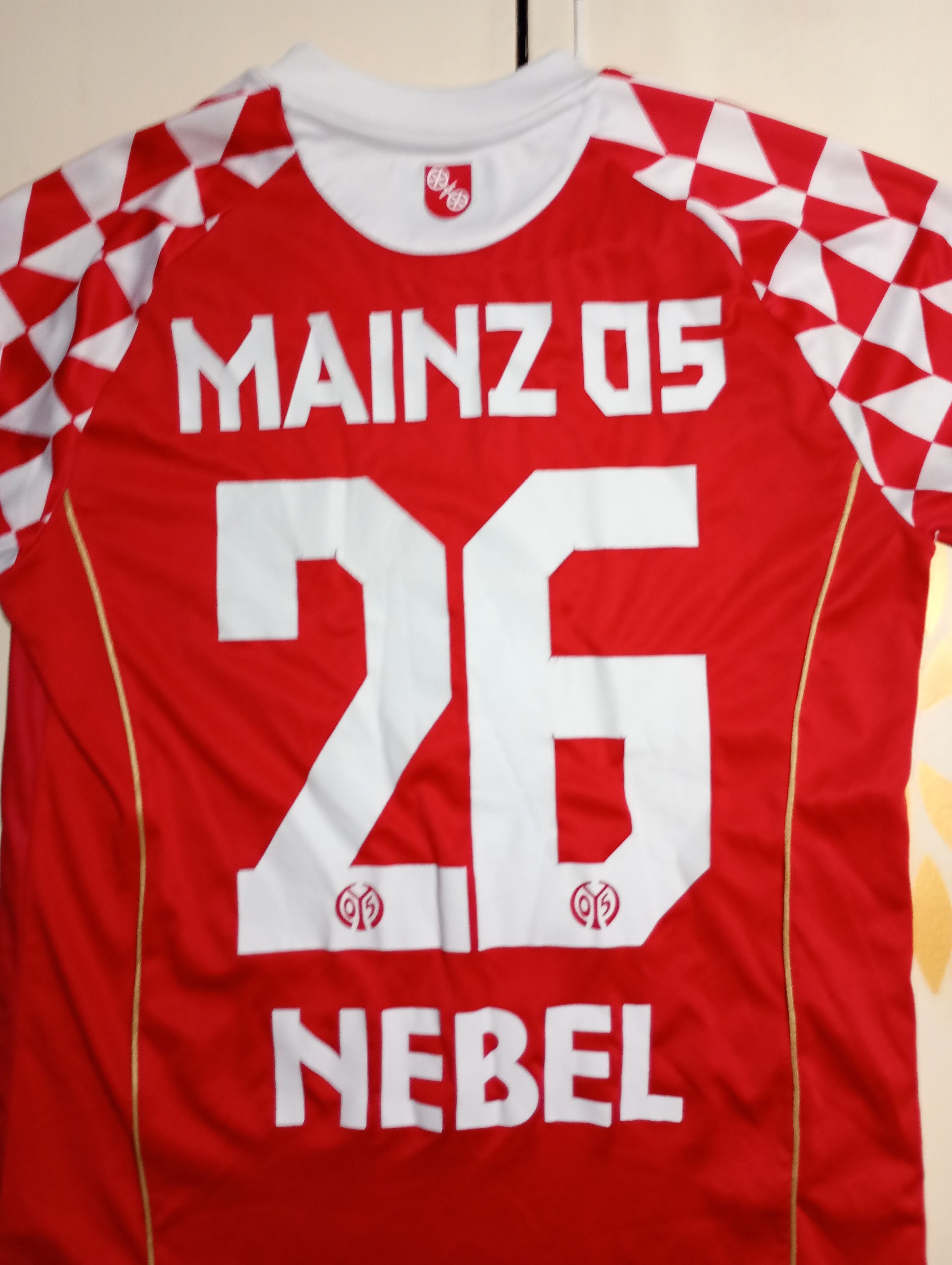 Kappa FSV Mainz 05 Kappa Jersey #26 Nebel 2020-2021 Size US S / EU 44-46 / 1 - 14 Thumbnail